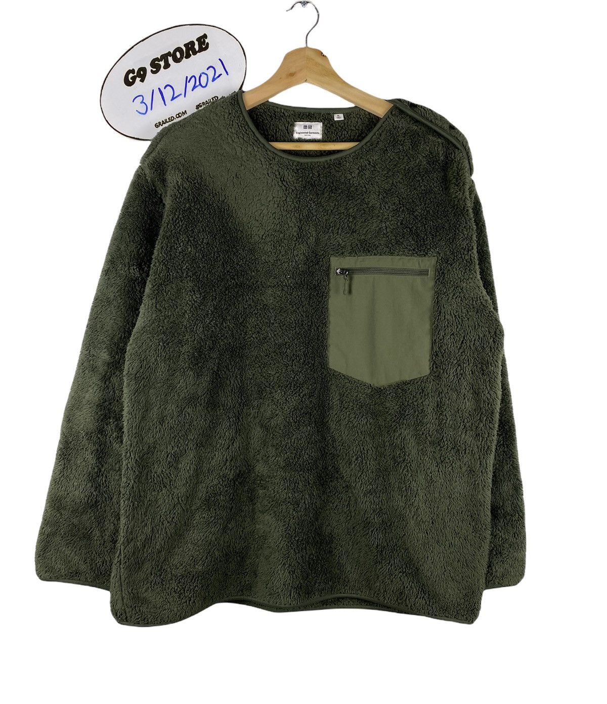Engineered Garments × Uniqlo GONE🔥 Engineered Garments Uniqlo Military Fleece Sweatshirt Size US XL / EU 56 / 4 - 1 Thumbnail