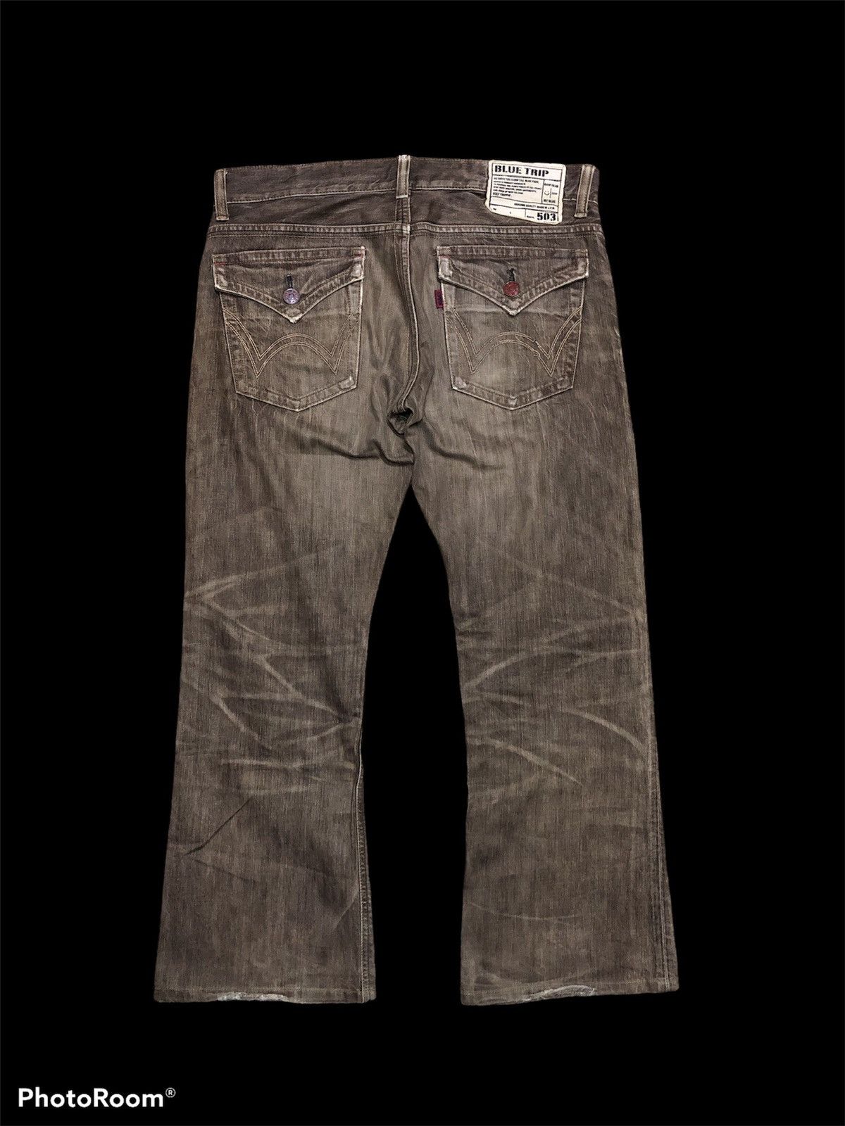 Edwin FLARE EDWIN 503 WASHED BROWN DENIM Size US 36 / EU 52 - 2 Thumbnail