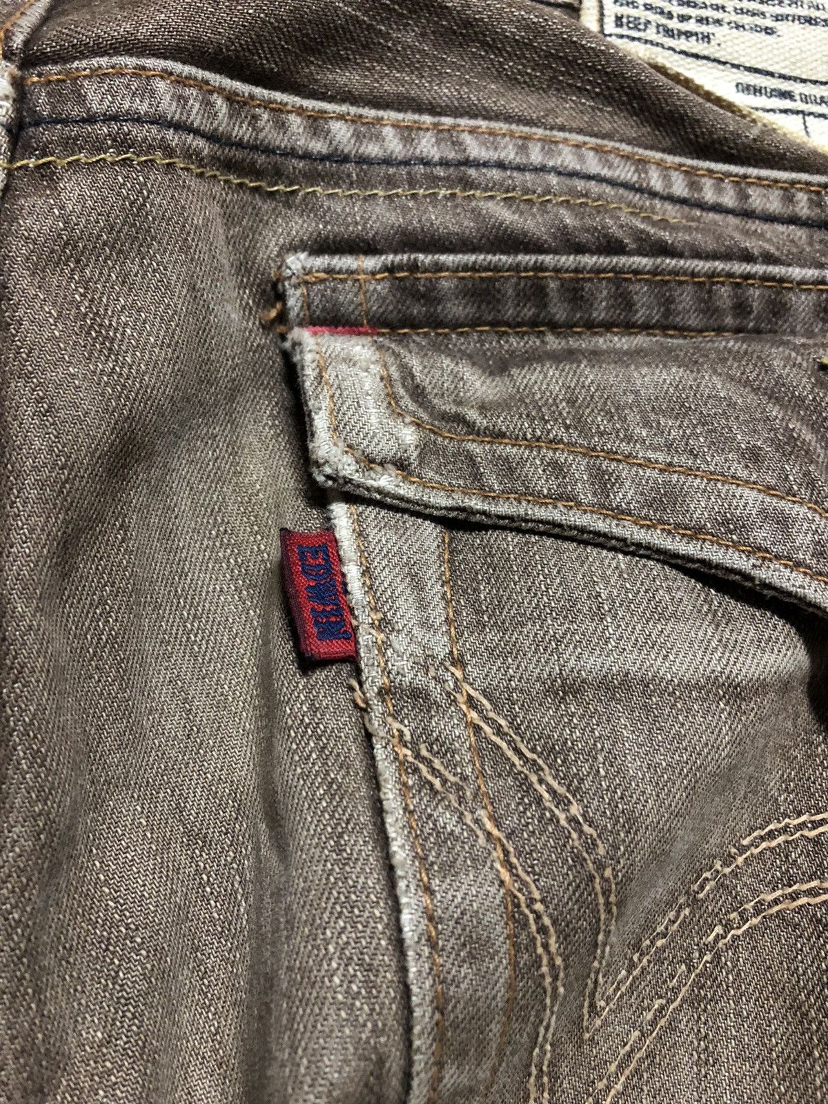 Edwin FLARE EDWIN 503 WASHED BROWN DENIM Size US 36 / EU 52 - 5 Thumbnail