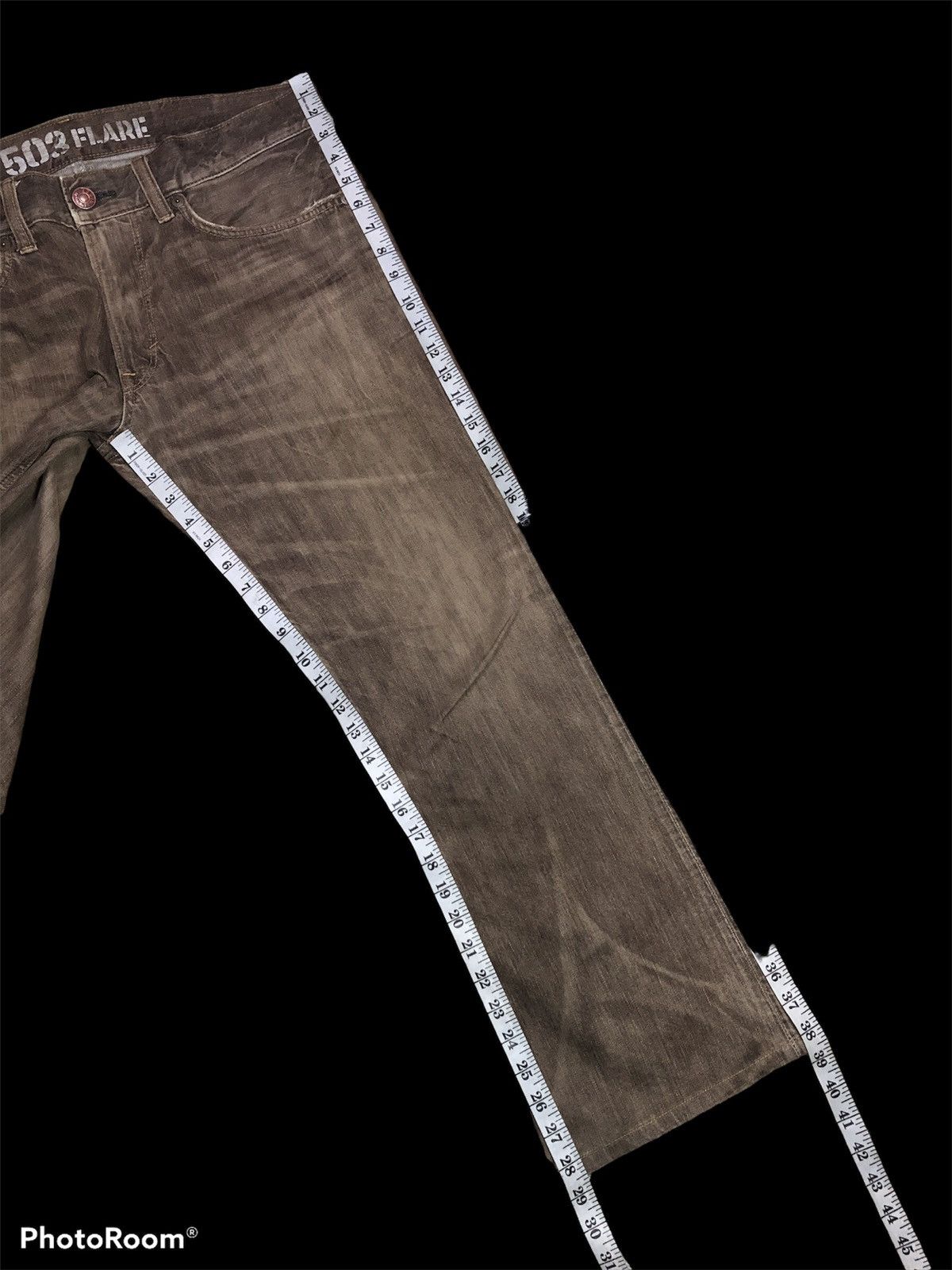 Edwin FLARE EDWIN 503 WASHED BROWN DENIM Size US 36 / EU 52 - 12 Thumbnail