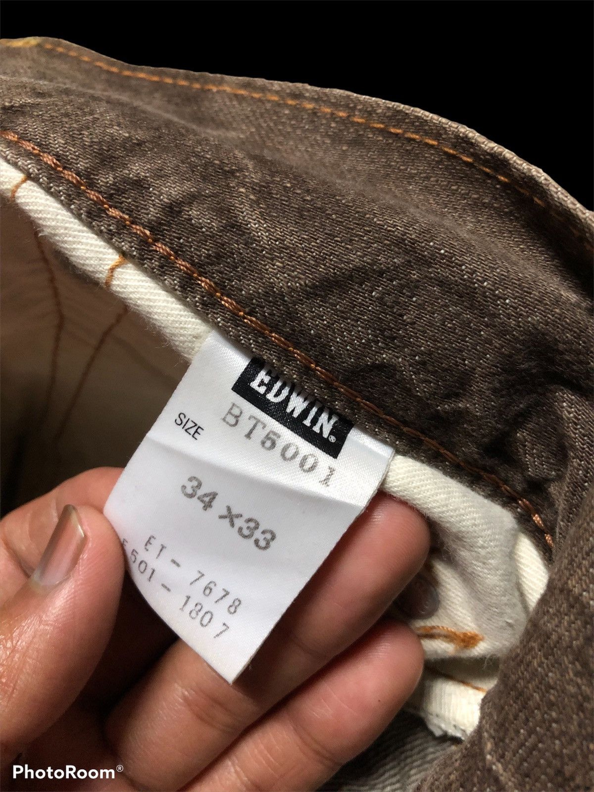 Edwin FLARE EDWIN 503 WASHED BROWN DENIM Size US 36 / EU 52 - 4 Thumbnail