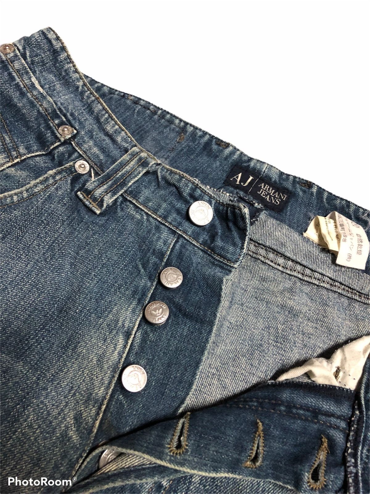Armani × Vintage ARMANI JEANS BAGGY DENIM Size US 29 - 9 Thumbnail