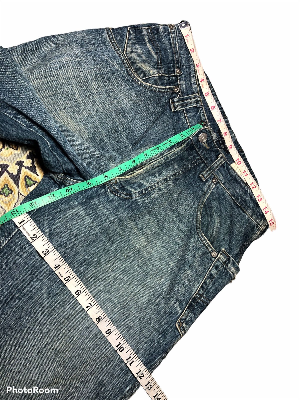 Armani × Vintage ARMANI JEANS BAGGY DENIM Size US 29 - 11 Thumbnail