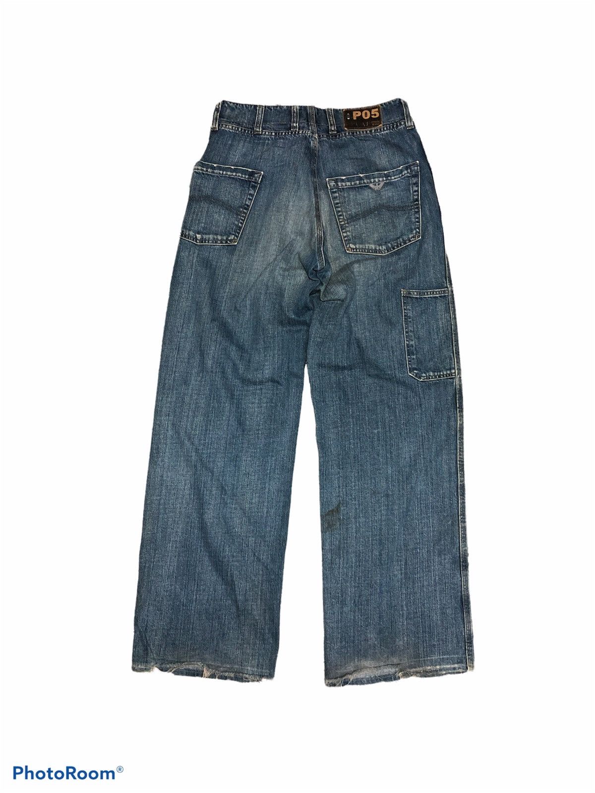 Armani × Vintage ARMANI JEANS BAGGY DENIM Size US 29 - 2 Thumbnail