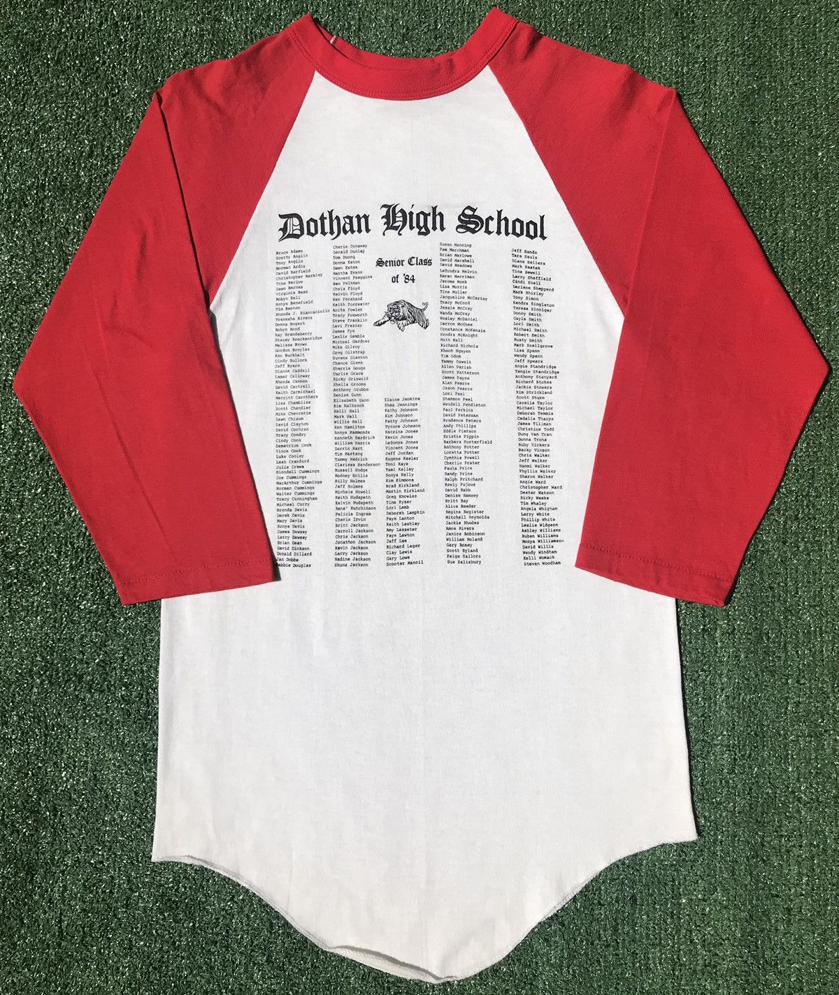 Vintage 1984 High School Senior Class Baseball T-Shirt XS Size US XS / EU 42 / 0 - 1 Thumbnail