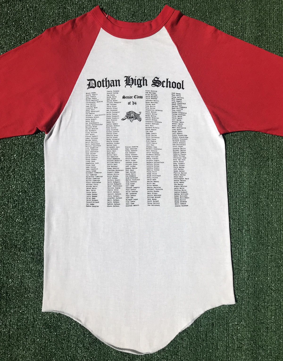 Vintage 1984 High School Senior Class Baseball T-Shirt XS Size US XS / EU 42 / 0 - 3 Thumbnail