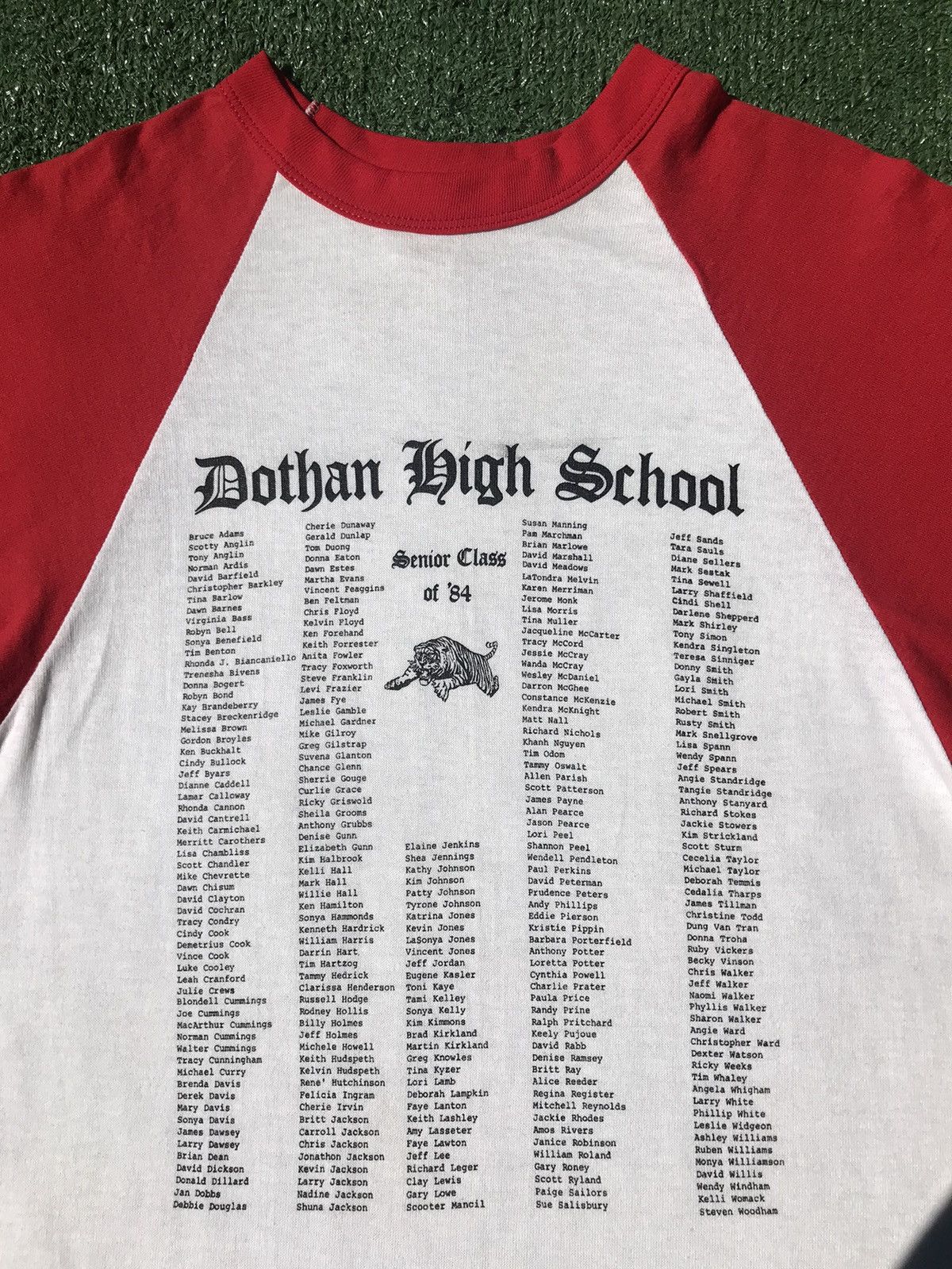 Vintage 1984 High School Senior Class Baseball T-Shirt XS Size US XS / EU 42 / 0 - 4 Thumbnail