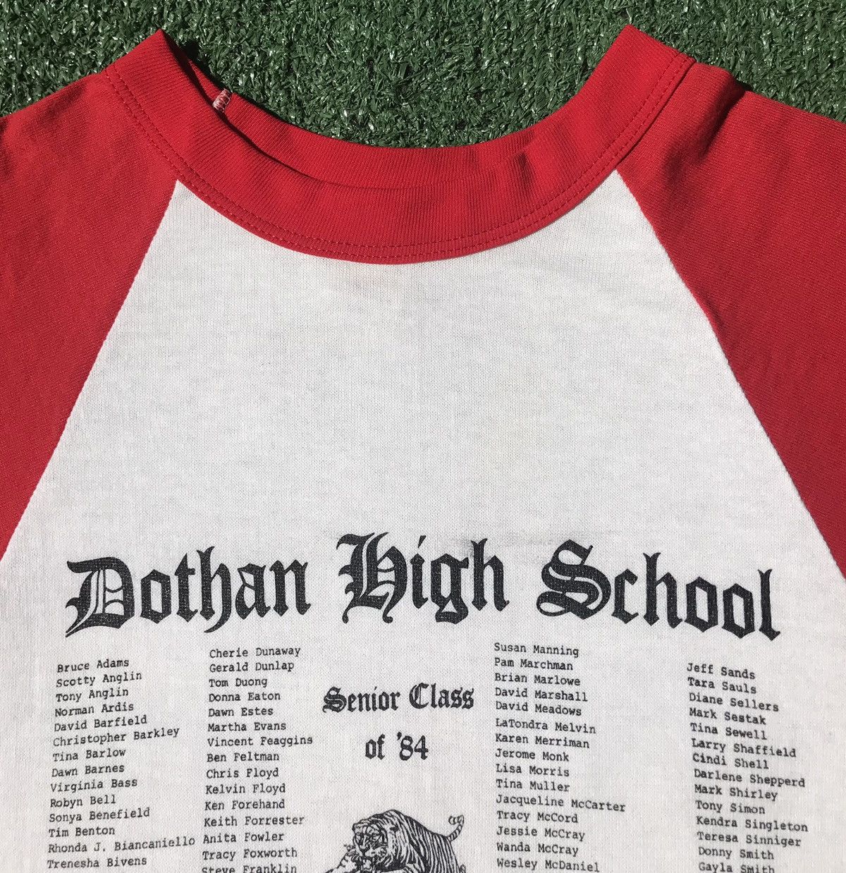 Vintage 1984 High School Senior Class Baseball T-Shirt XS Size US XS / EU 42 / 0 - 6 Thumbnail