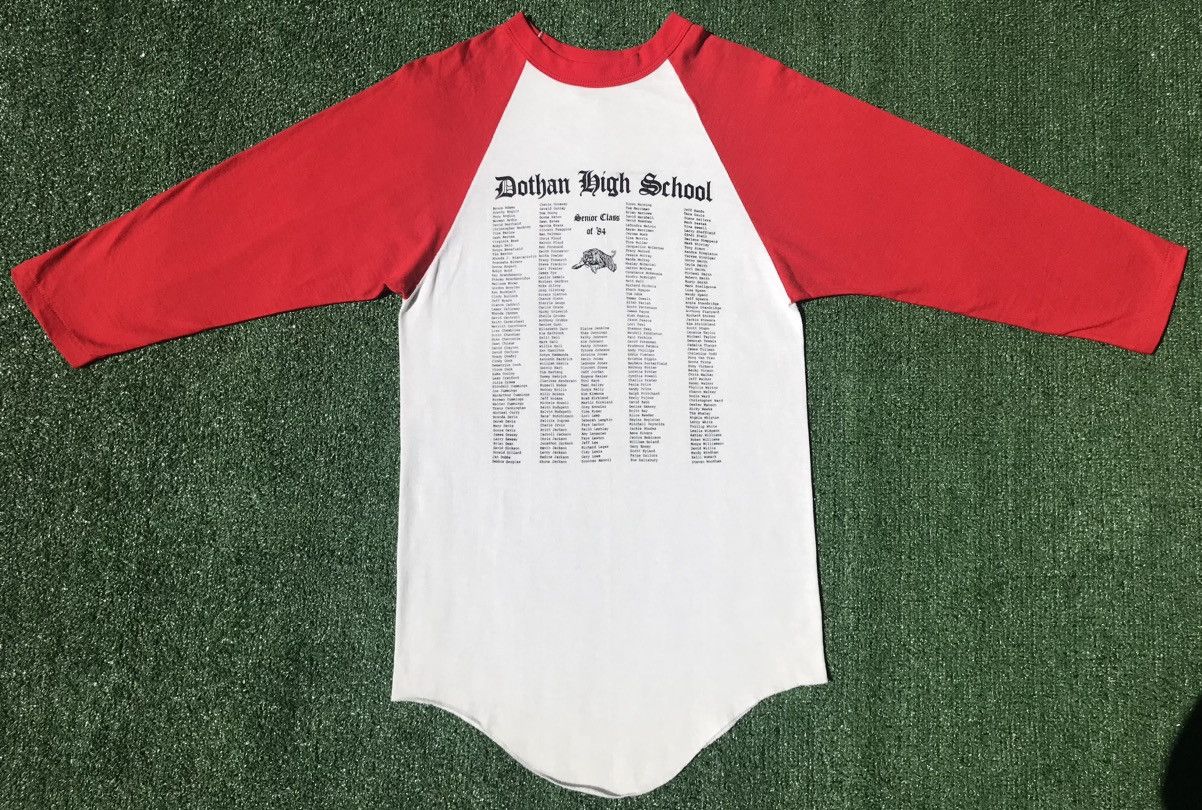 Vintage 1984 High School Senior Class Baseball T-Shirt XS Size US XS / EU 42 / 0 - 2 Thumbnail
