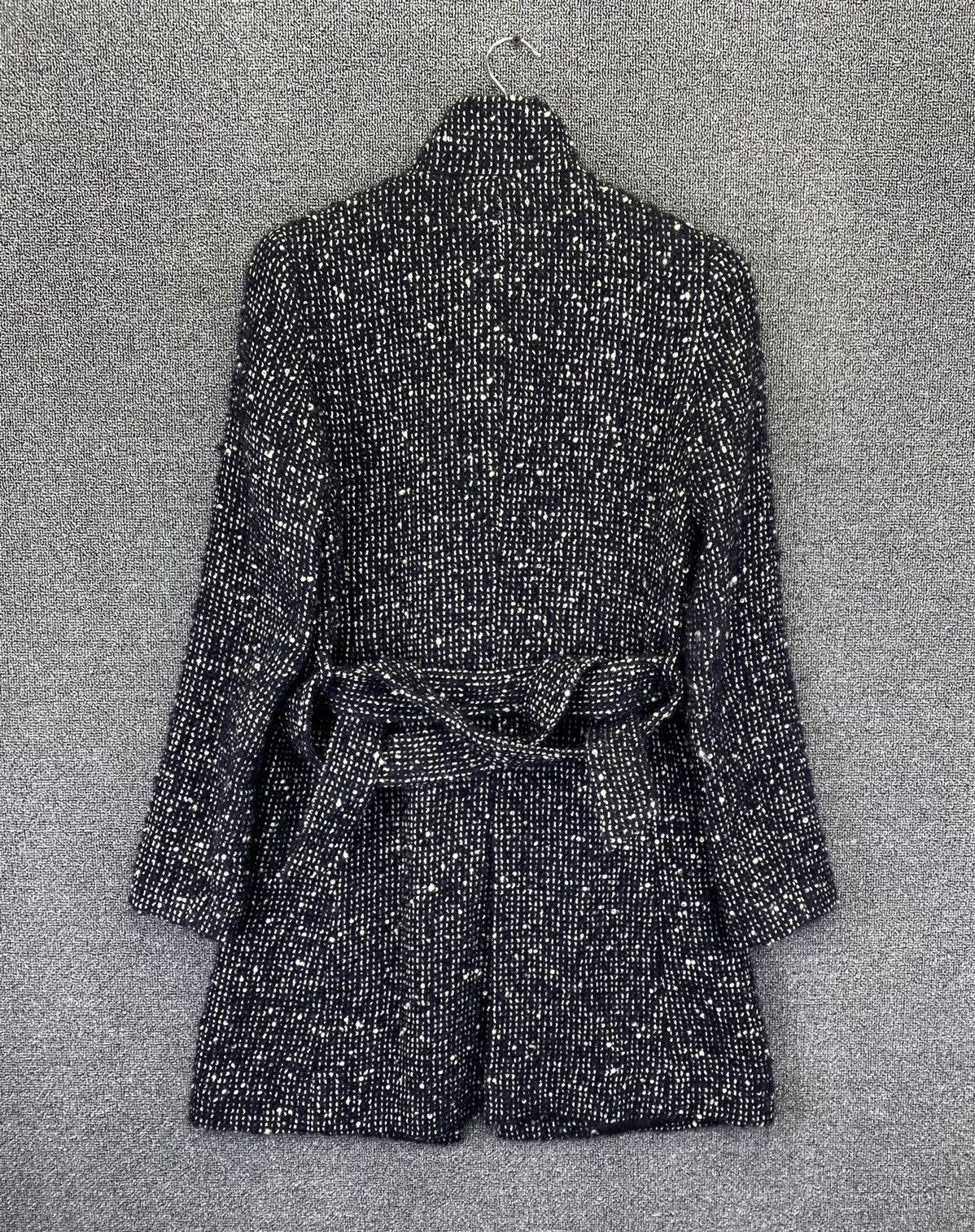 Yohji Yamamoto Vintage Yohji Yamamoto Ined Knit Belted Long Coats Jacket Size S / US 4 / IT 40 - 10 Thumbnail