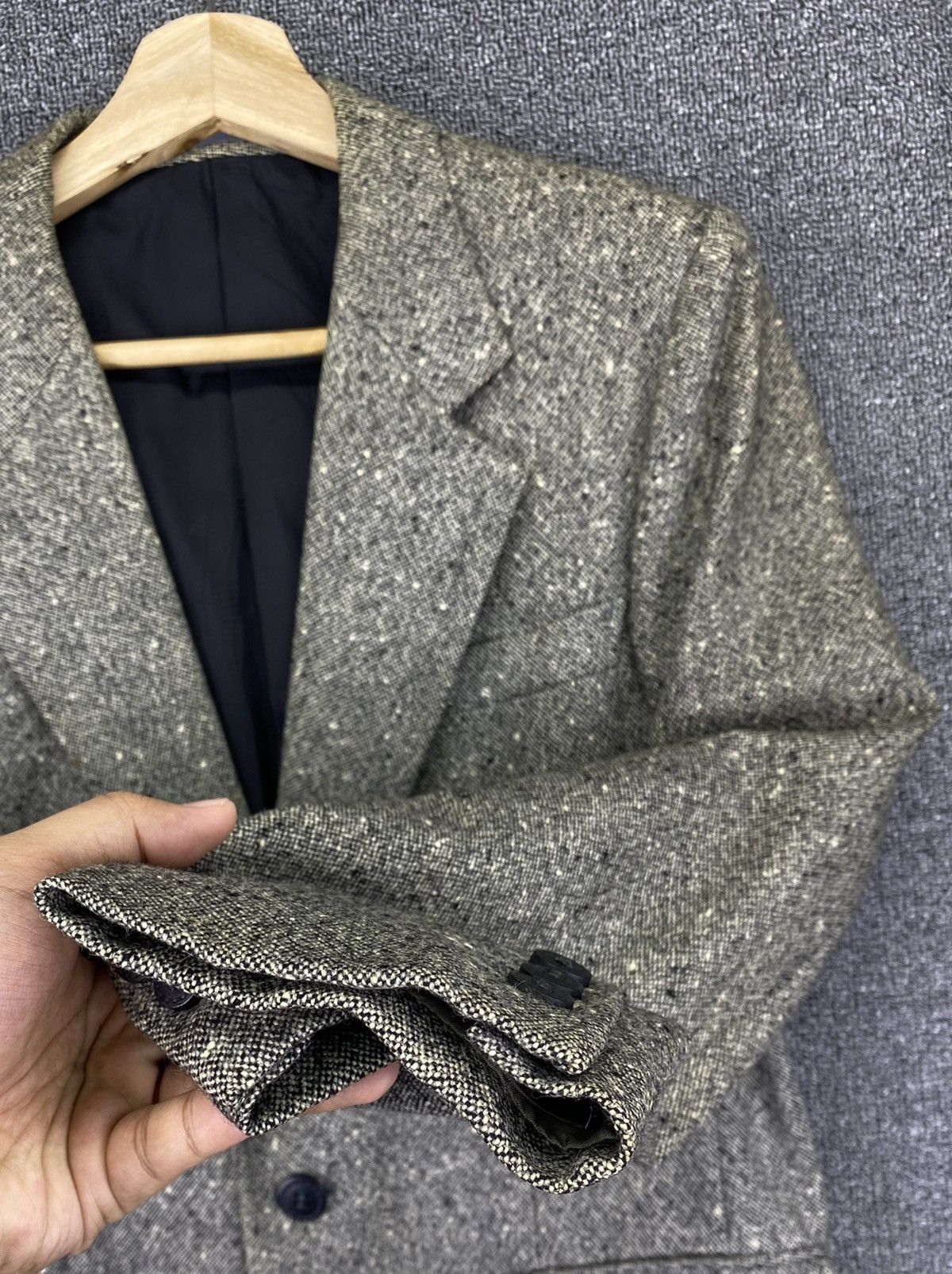 Lanvin Vintage LANVIN Paris Designer Wool Blazer Coats Jacket Size S / US 4 / IT 40 - 9 Thumbnail