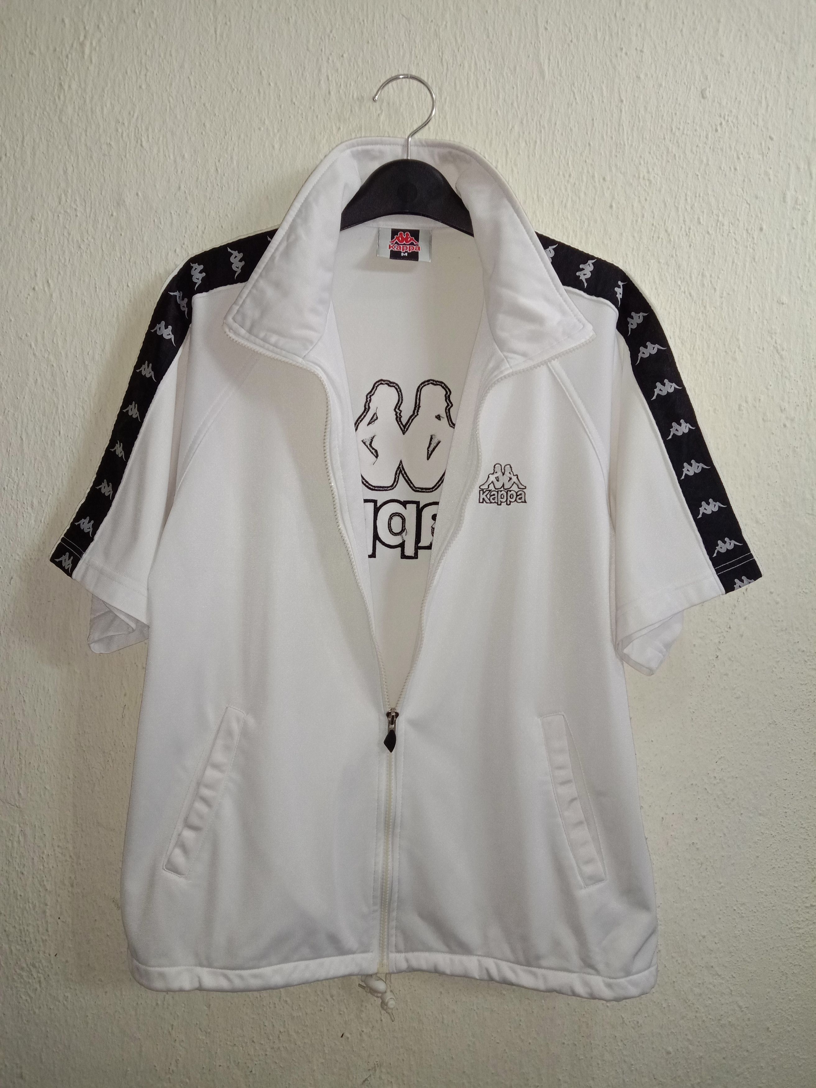 Kappa Zipper Up Tee with Big Logo / Spelled Out / Side Tape Size US M / EU 48-50 / 2 - 3 Thumbnail