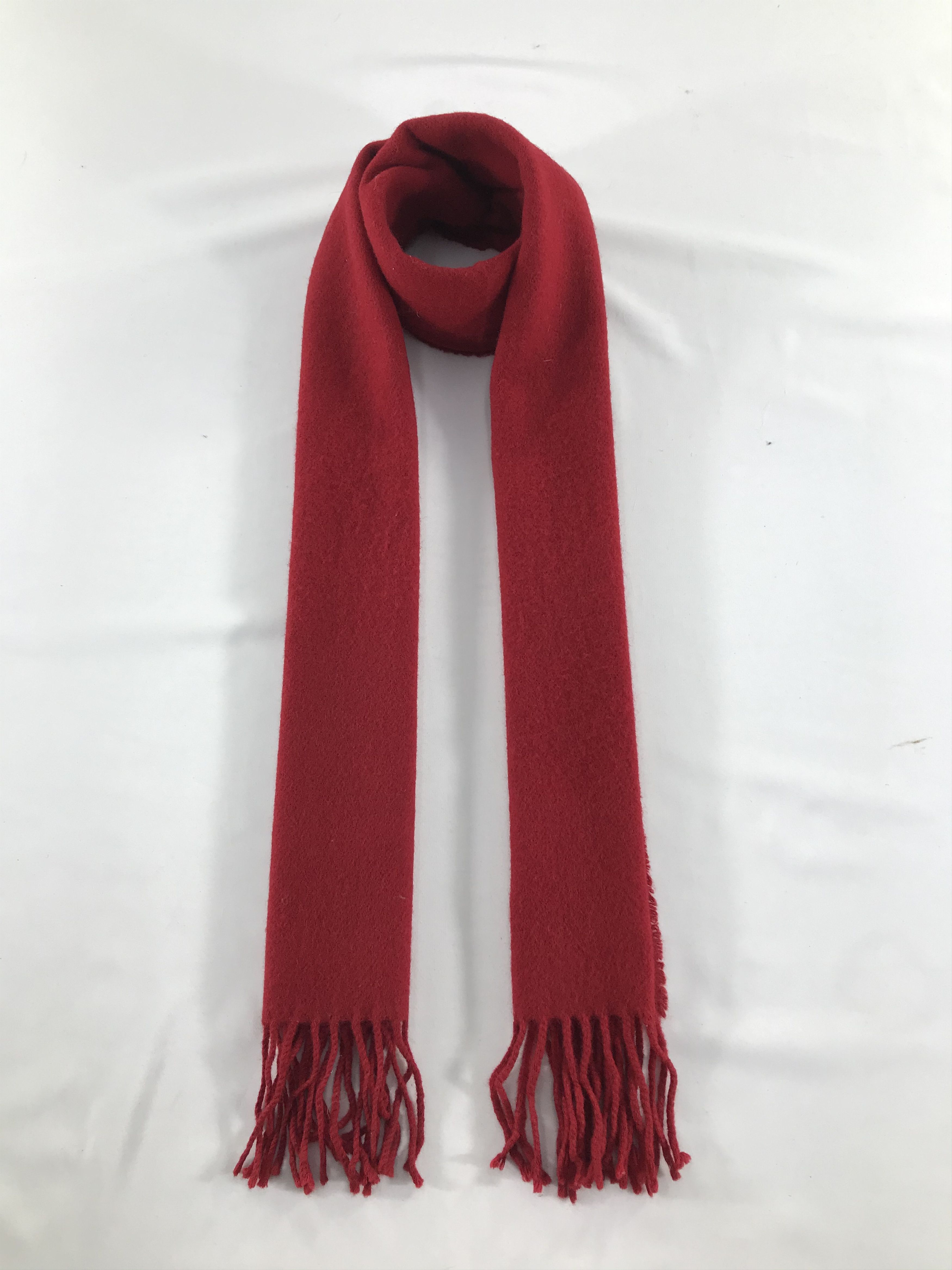 DKNY DKNY Red Wool Scarf Muffler V290 Size ONE SIZE - 1 Thumbnail