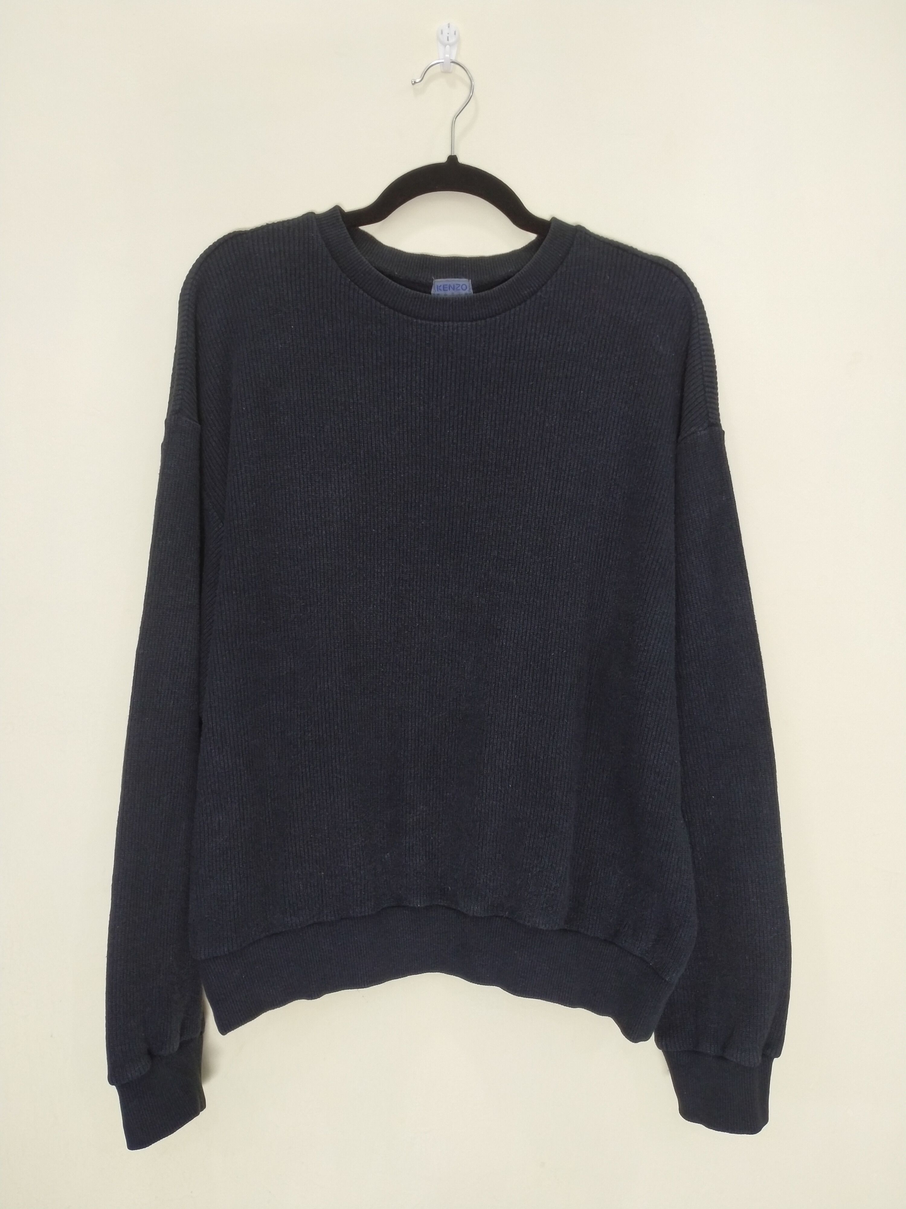 Kenzo 📌 Kenzo Oversized Sweatshirt Spelled Out Made in Japan Size US M / EU 48-50 / 2 - 2 Thumbnail