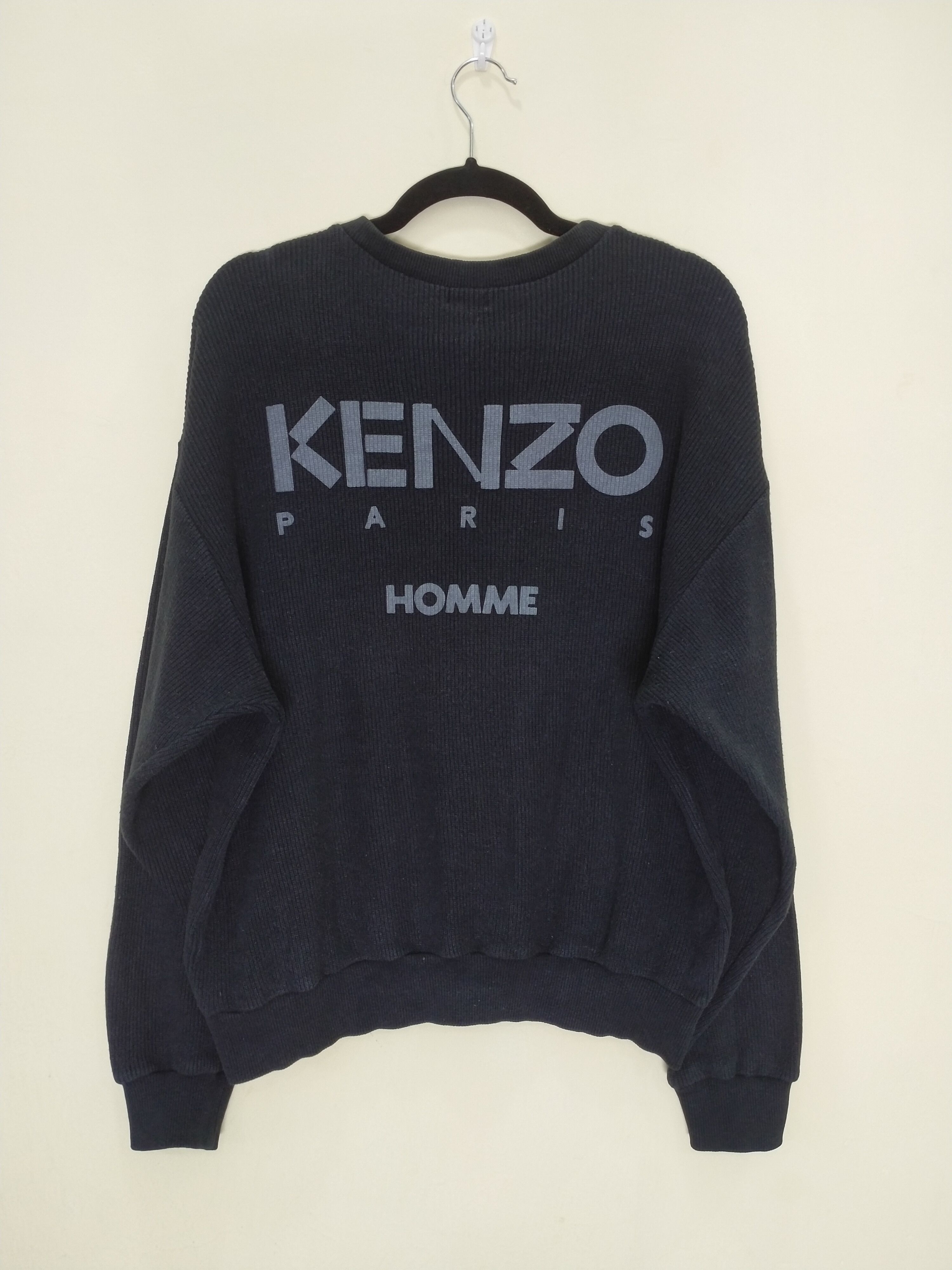 Kenzo 📌 Kenzo Oversized Sweatshirt Spelled Out Made in Japan Size US M / EU 48-50 / 2 - 1 Thumbnail