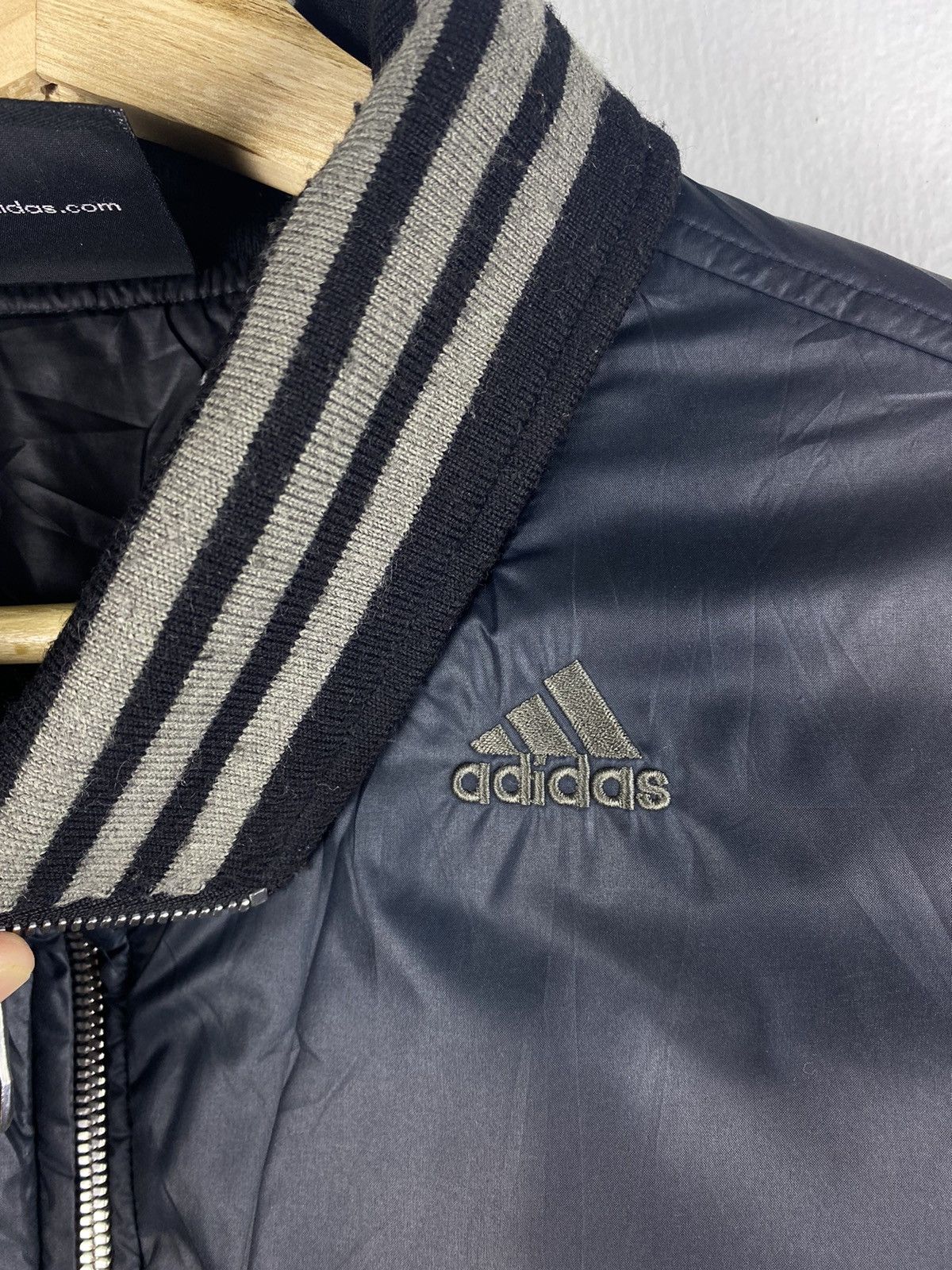 Adidas GONE 🔥 Vintage Y2K Adidas Sample Light Puffer Jacket Size US M / EU 48-50 / 2 - 4 Thumbnail