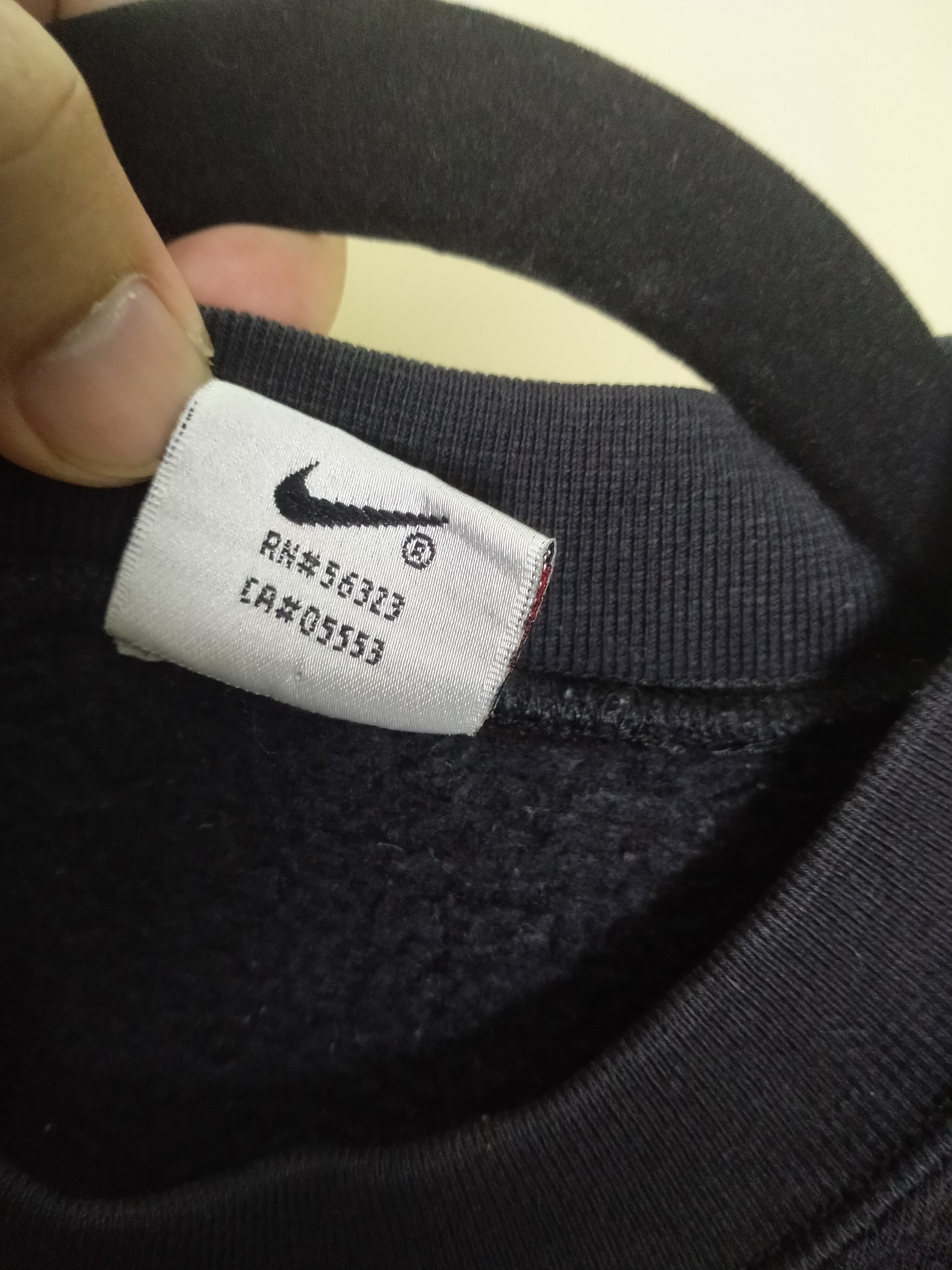 Nike Nike Long Sleeve Fleece Big Swoosh Spellout Size US M / EU 48-50 / 2 - 4 Thumbnail