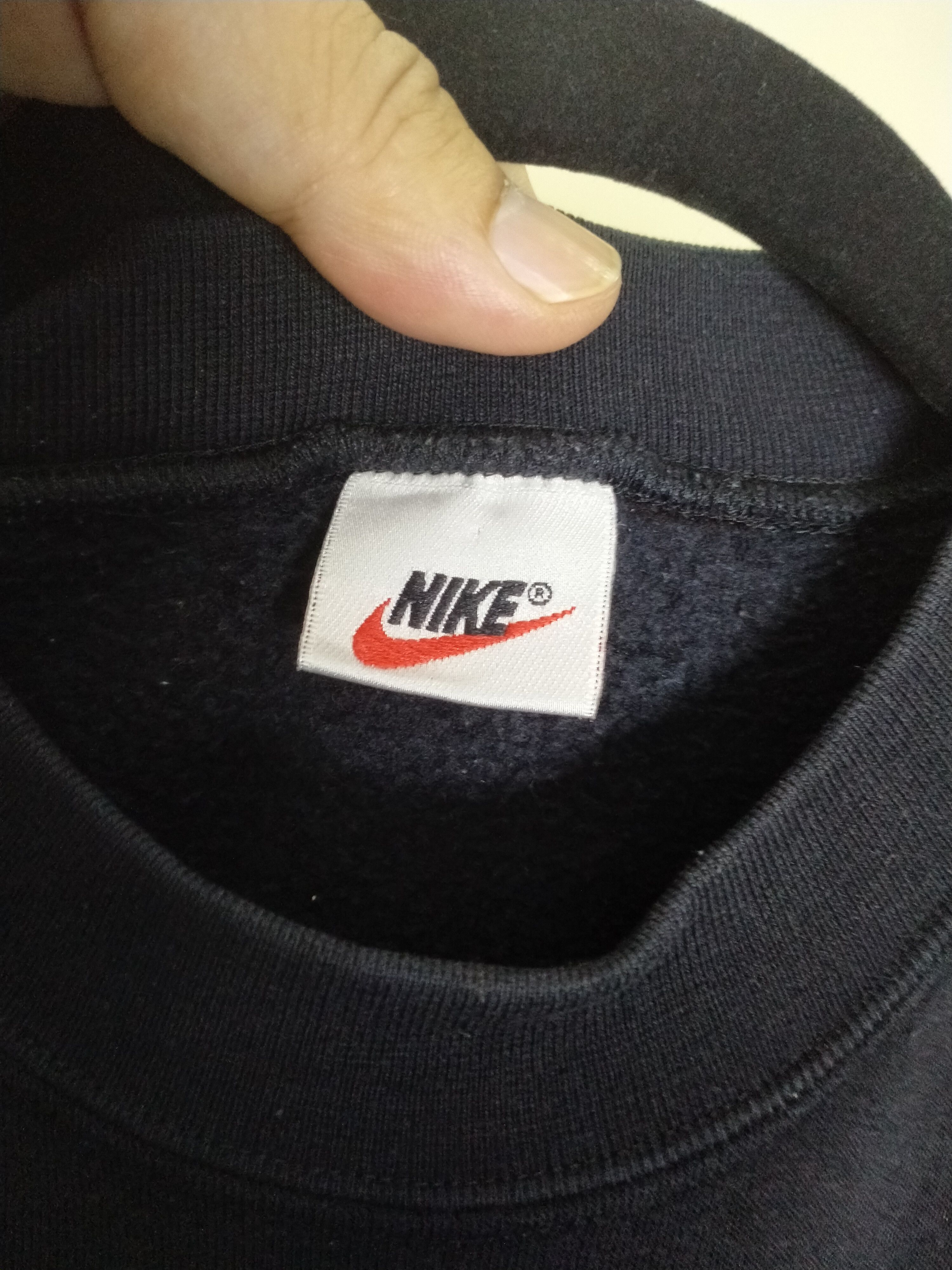 Nike Nike Long Sleeve Fleece Big Swoosh Spellout Size US M / EU 48-50 / 2 - 3 Thumbnail