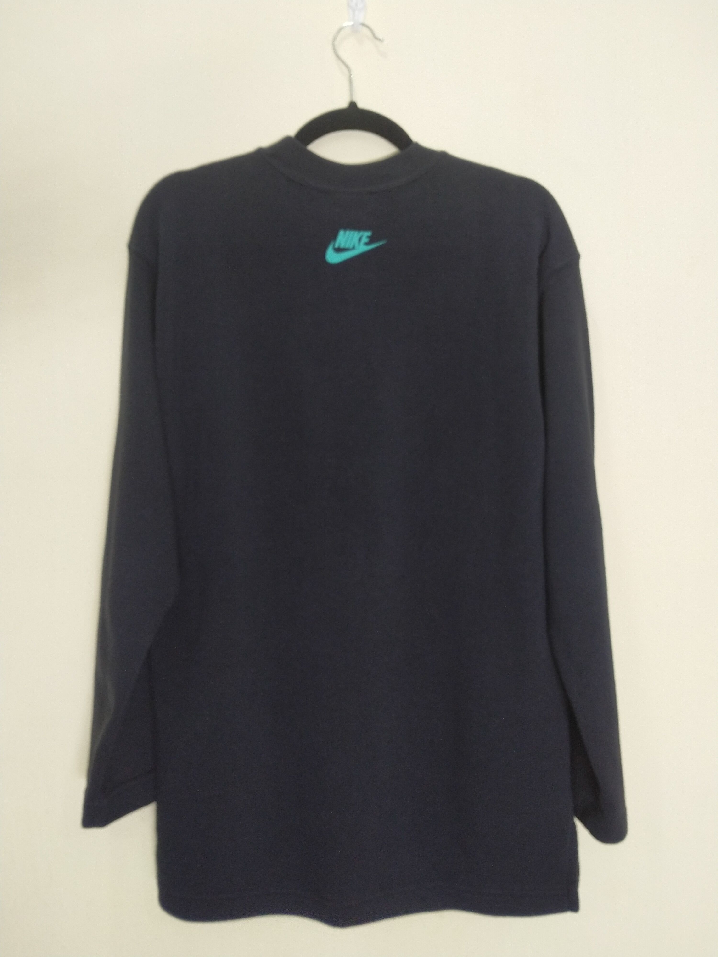 Nike Nike Long Sleeve Fleece Big Swoosh Spellout Size US M / EU 48-50 / 2 - 2 Thumbnail