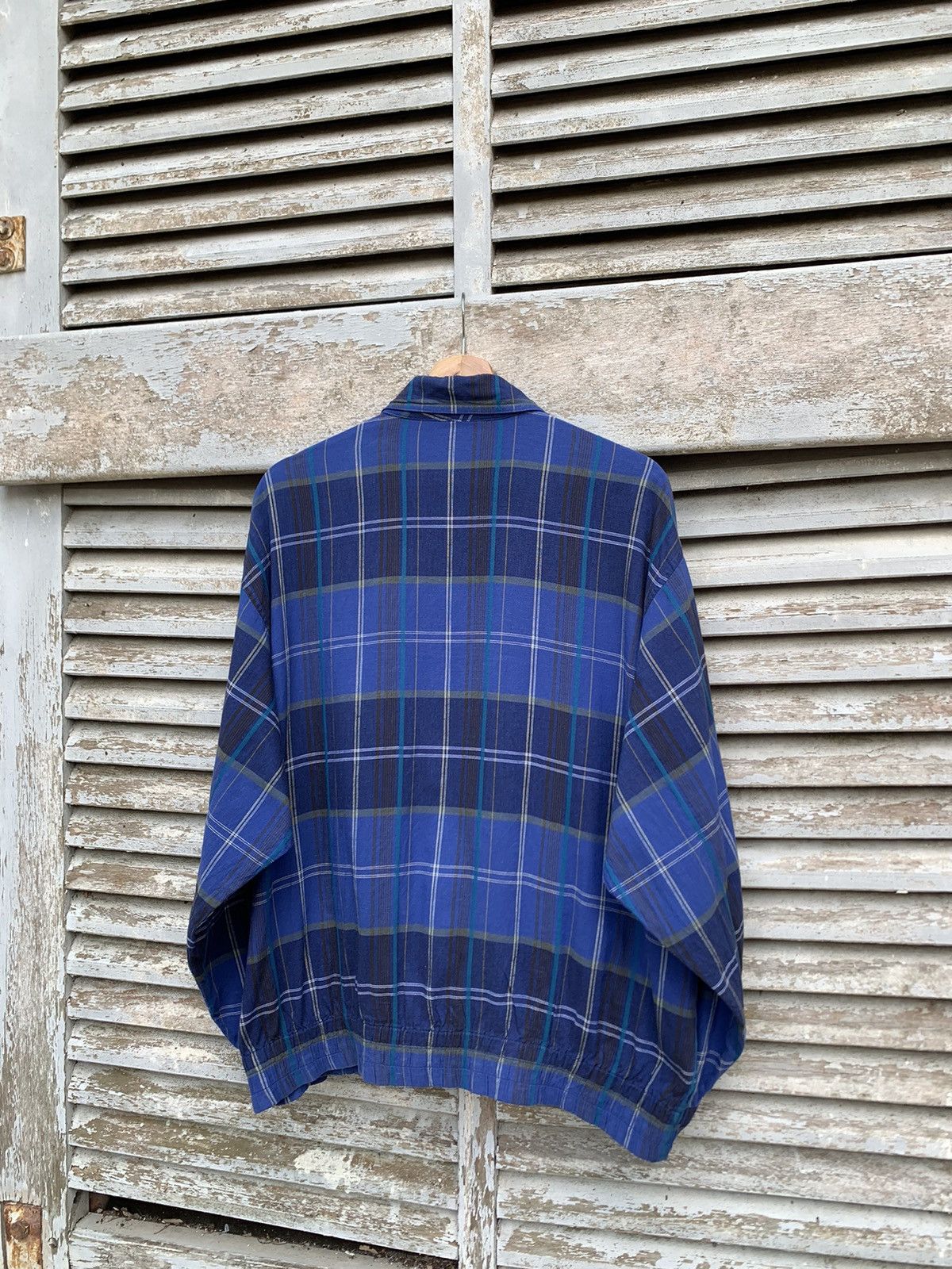 Japanese Brand LACOSTE Beautiful Flannels Design Jacket Size US L / EU 52-54 / 3 - 11 Thumbnail