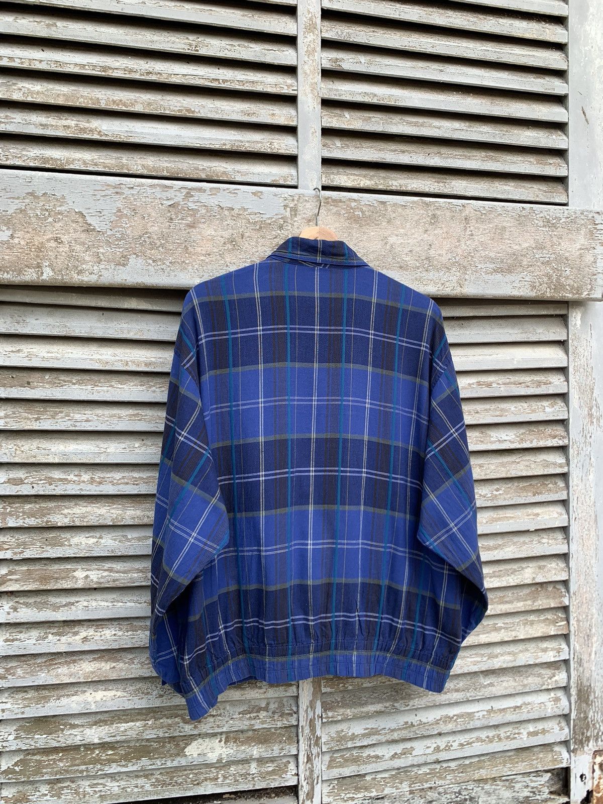 Japanese Brand LACOSTE Beautiful Flannels Design Jacket Size US L / EU 52-54 / 3 - 12 Thumbnail