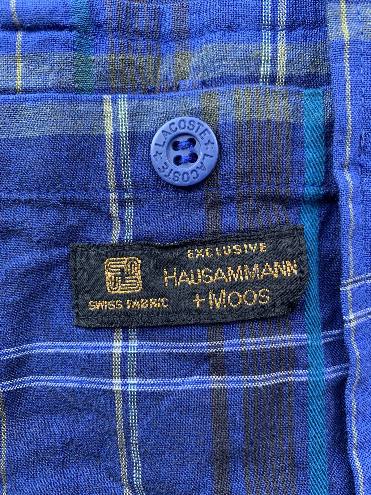 Japanese Brand LACOSTE Beautiful Flannels Design Jacket Size US L / EU 52-54 / 3 - 14 Thumbnail