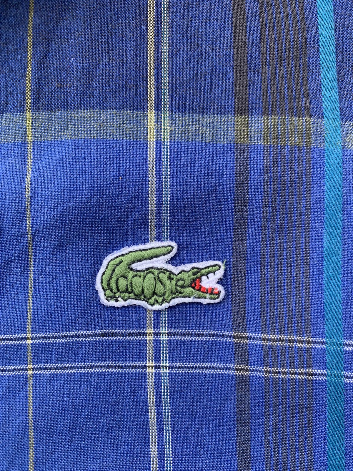 Japanese Brand LACOSTE Beautiful Flannels Design Jacket Size US L / EU 52-54 / 3 - 15 Thumbnail