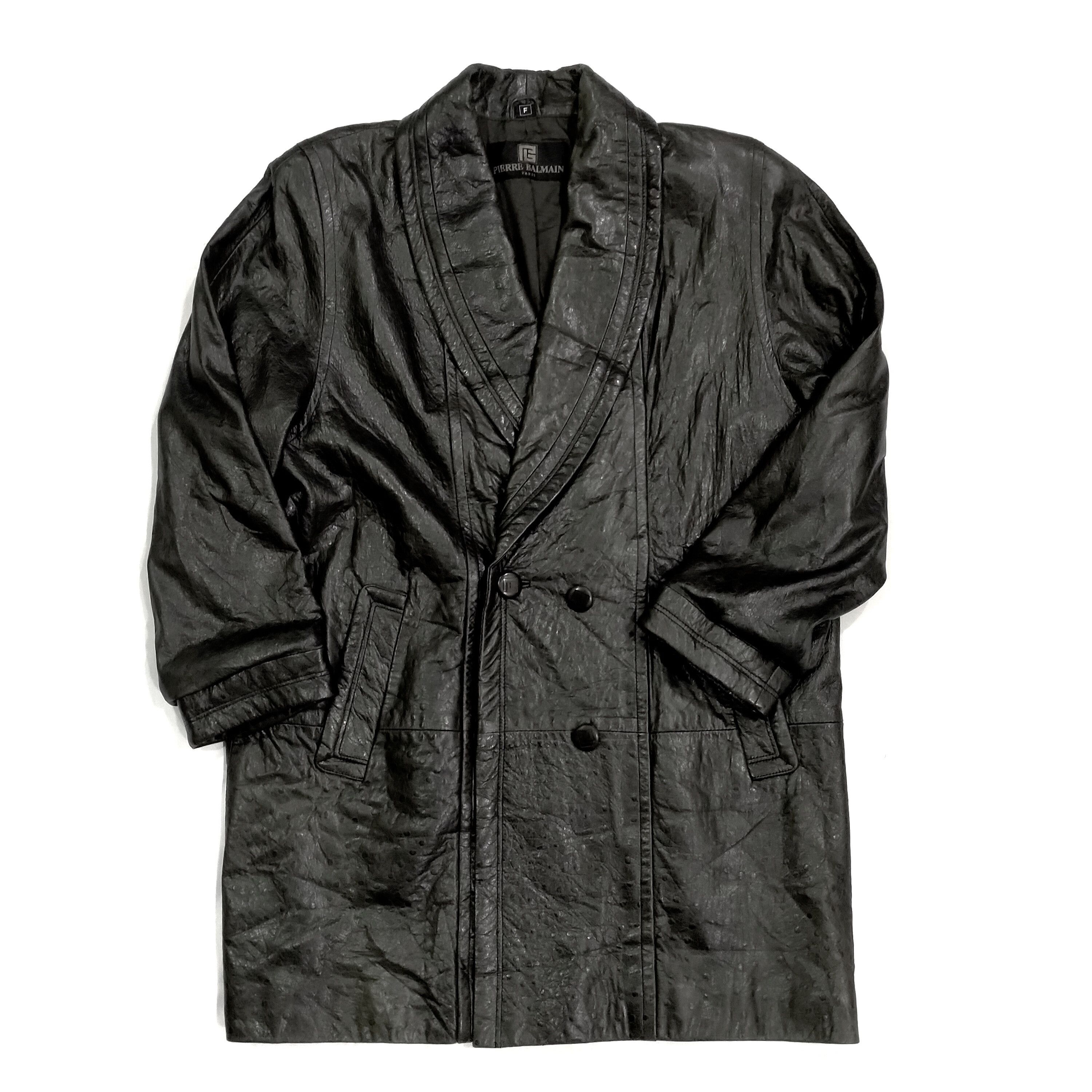Pierre Balmain 📌 Pierre Balmain Parka Sheep Leather Size US M / EU 48-50 / 2 - 1 Thumbnail