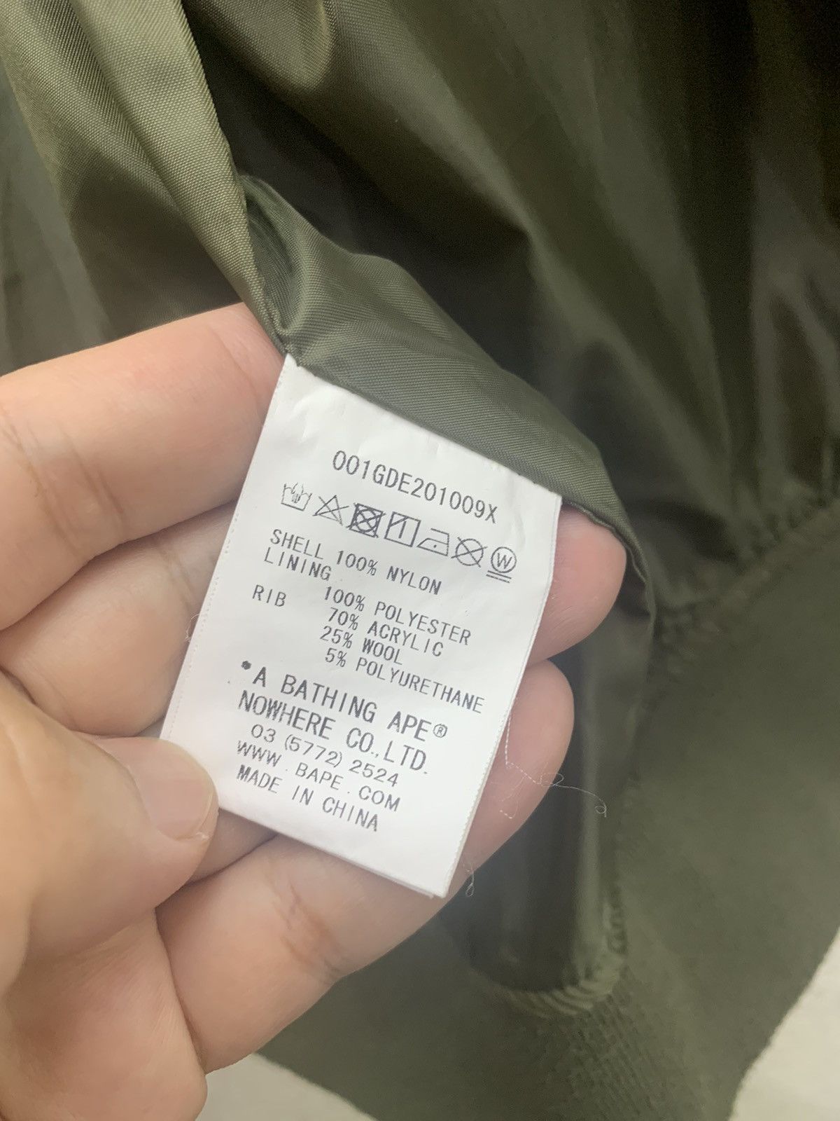 Bape A Bathing Ape Bombers / Light Jacket Size US M / EU 48-50 / 2 - 8 Thumbnail