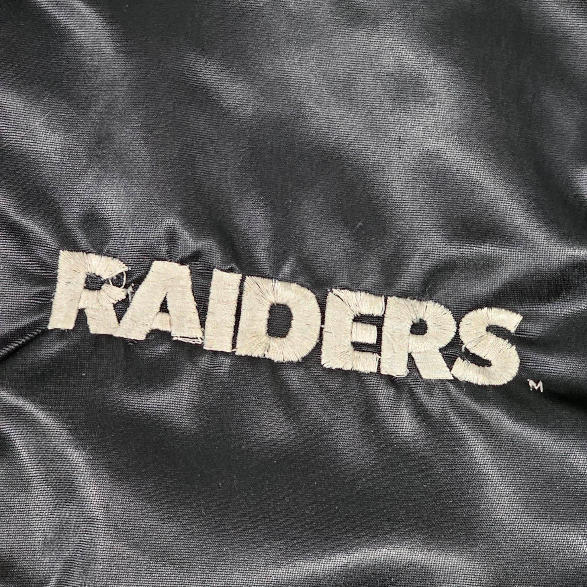 NFL × Starter × Vintage Los Angeles Raiders Vintage Starter Satin Bomber Jacket Size US M / EU 48-50 / 2 - 8 Thumbnail