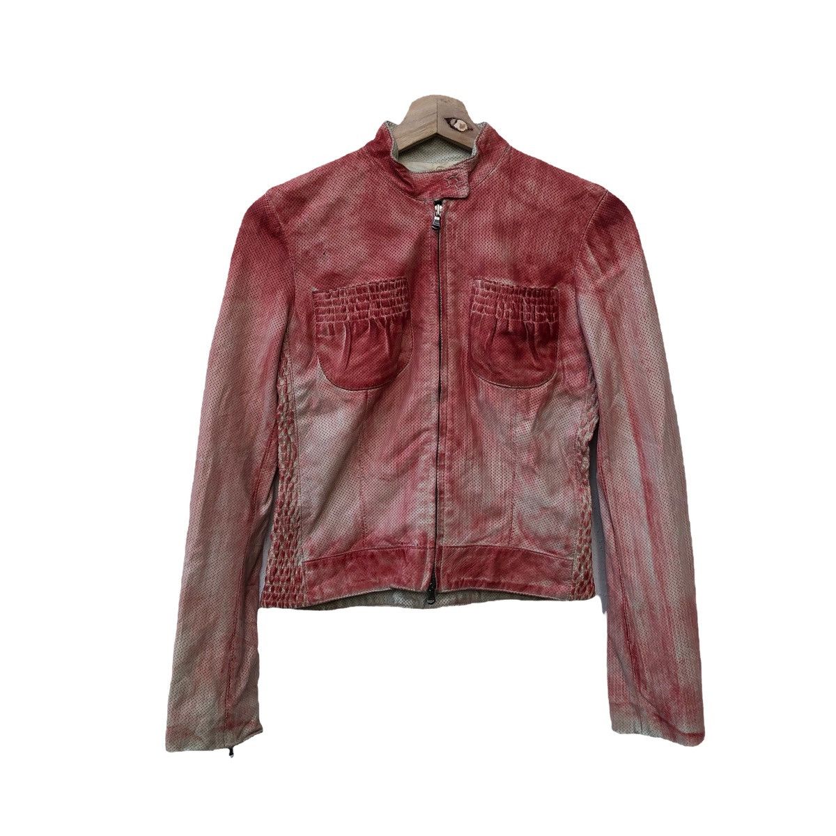 DKNY 🔥DKNY BY DONNA KARAN LEATHER JACKET Size M / US 6-8 / IT 42-44 - 1 Thumbnail