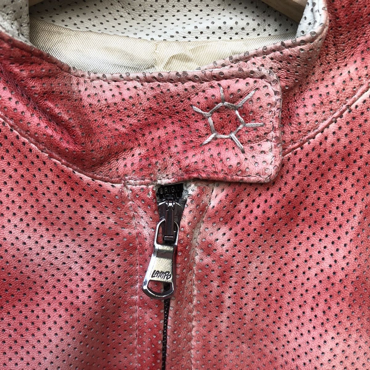 DKNY 🔥DKNY BY DONNA KARAN LEATHER JACKET Size M / US 6-8 / IT 42-44 - 6 Thumbnail