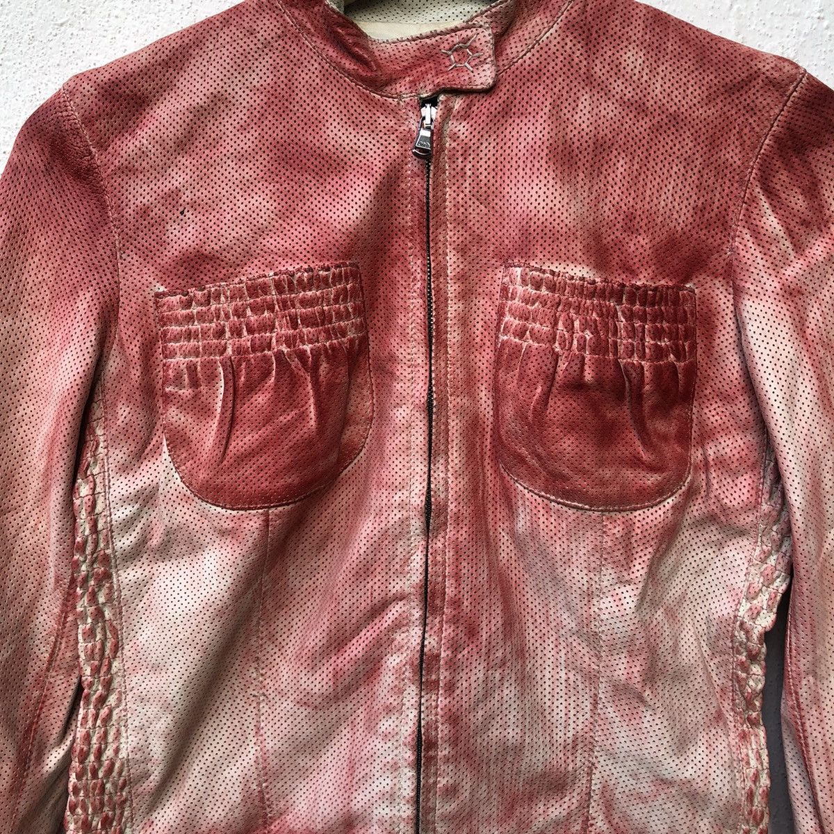 DKNY 🔥DKNY BY DONNA KARAN LEATHER JACKET Size M / US 6-8 / IT 42-44 - 4 Thumbnail