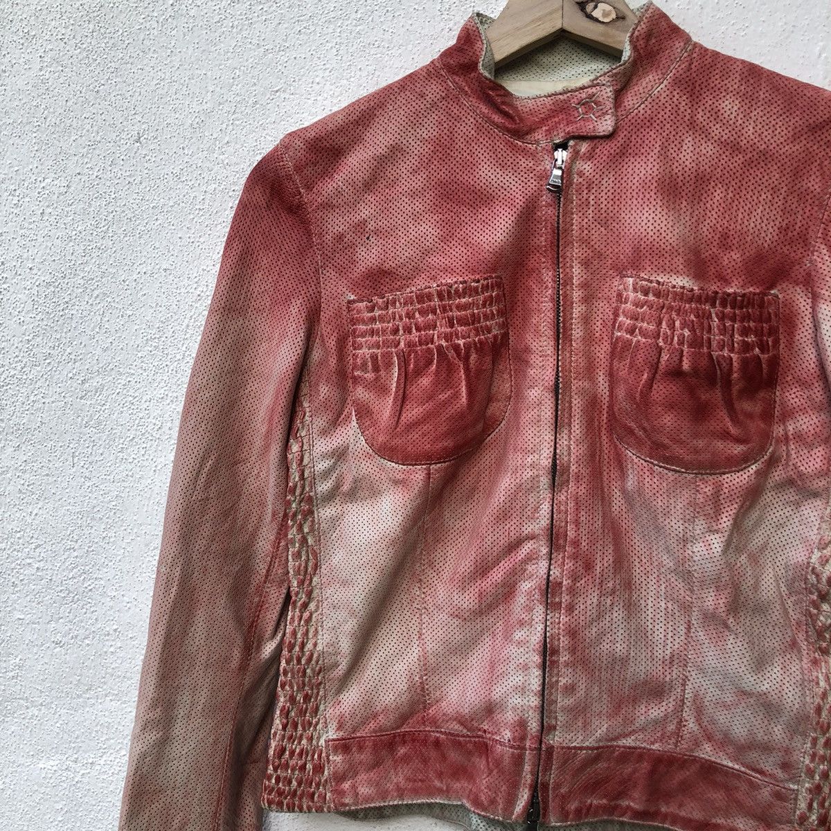 DKNY 🔥DKNY BY DONNA KARAN LEATHER JACKET Size M / US 6-8 / IT 42-44 - 5 Thumbnail