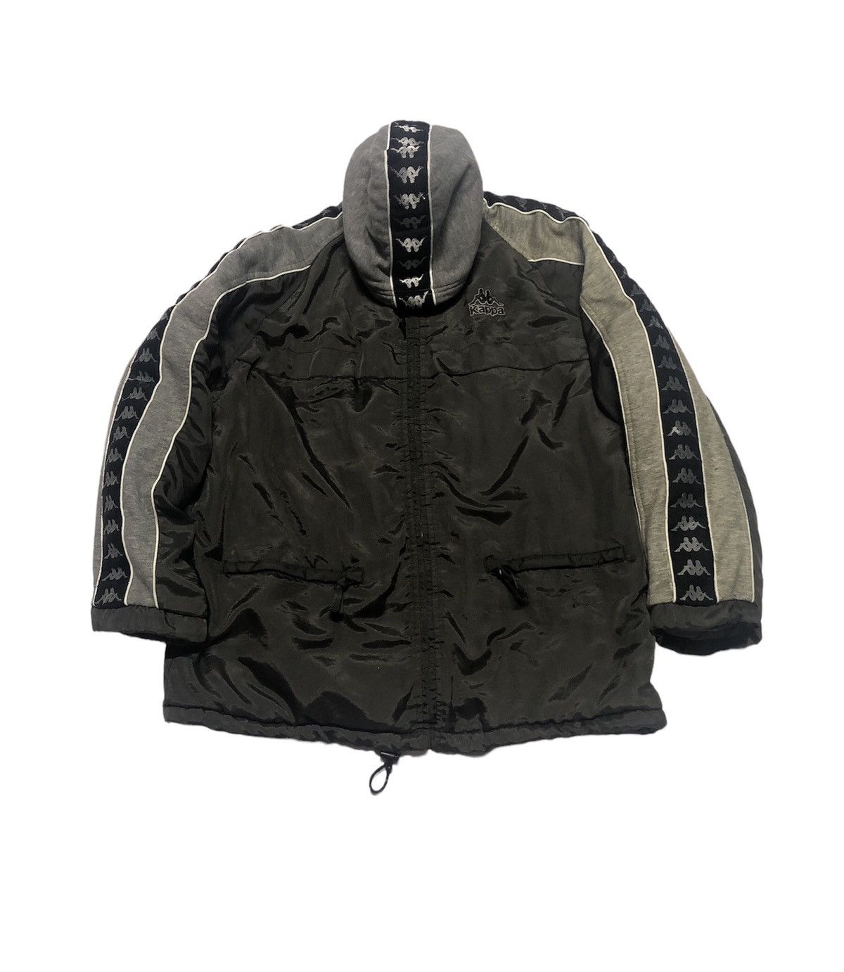 Japanese Brand Japanese Brand Kappa Side Tape Hoodie Jacket Size US XL / EU 56 / 4 - 1 Thumbnail