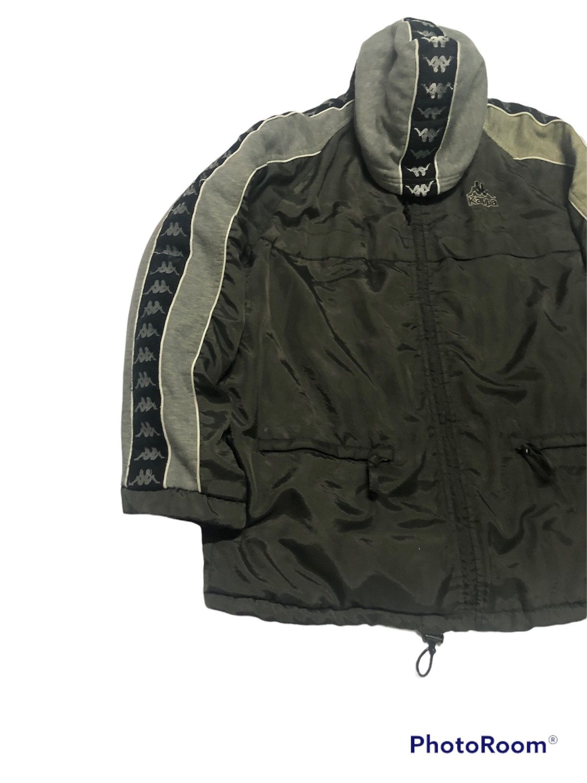 Japanese Brand Japanese Brand Kappa Side Tape Hoodie Jacket Size US XL / EU 56 / 4 - 3 Thumbnail