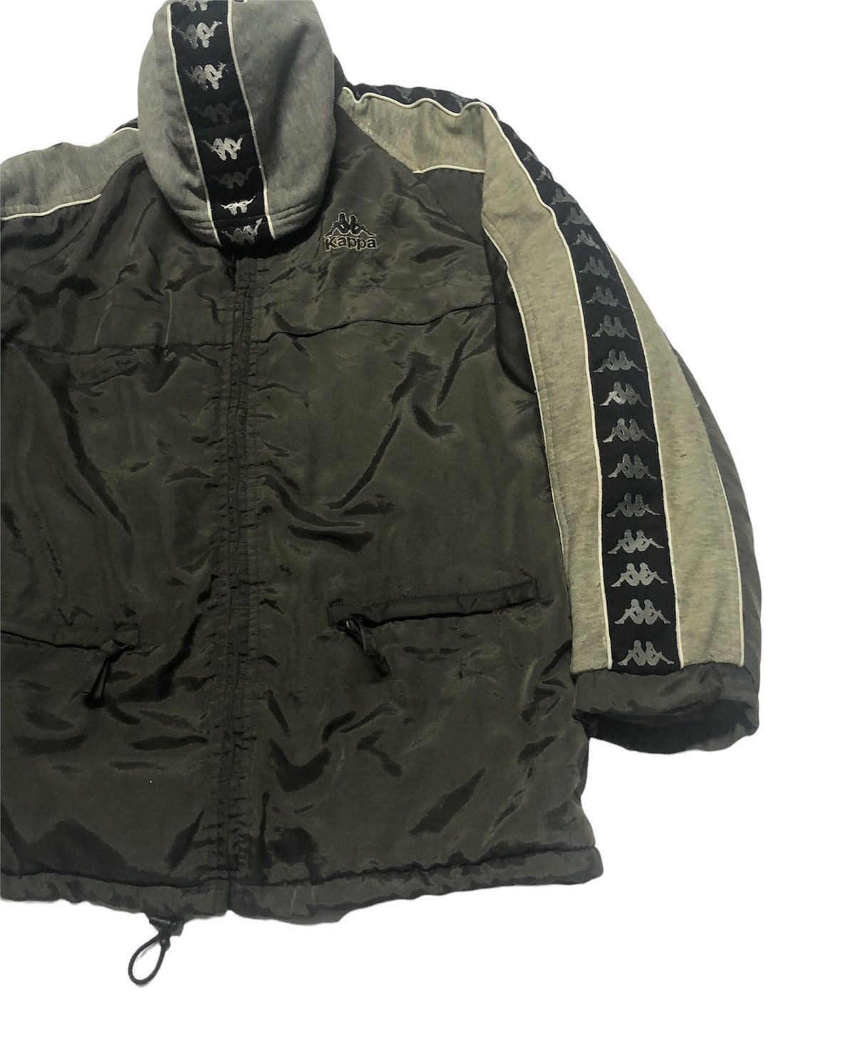 Japanese Brand Japanese Brand Kappa Side Tape Hoodie Jacket Size US XL / EU 56 / 4 - 4 Thumbnail