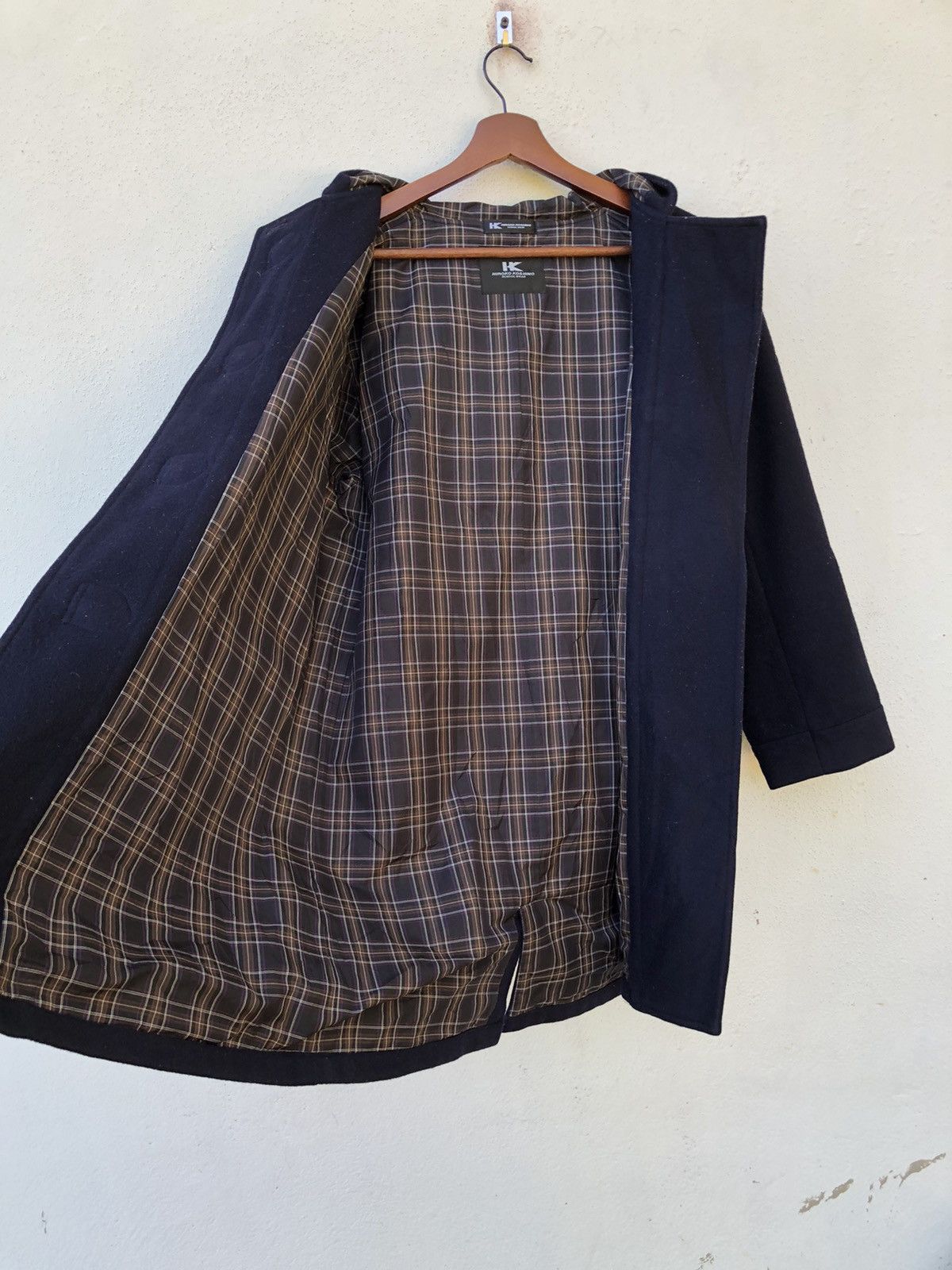 Hiroko Koshino Homme Japanese Brand Hiroko Korshino Duffle Coat Jacket Size US L / EU 52-54 / 3 - 7 Thumbnail