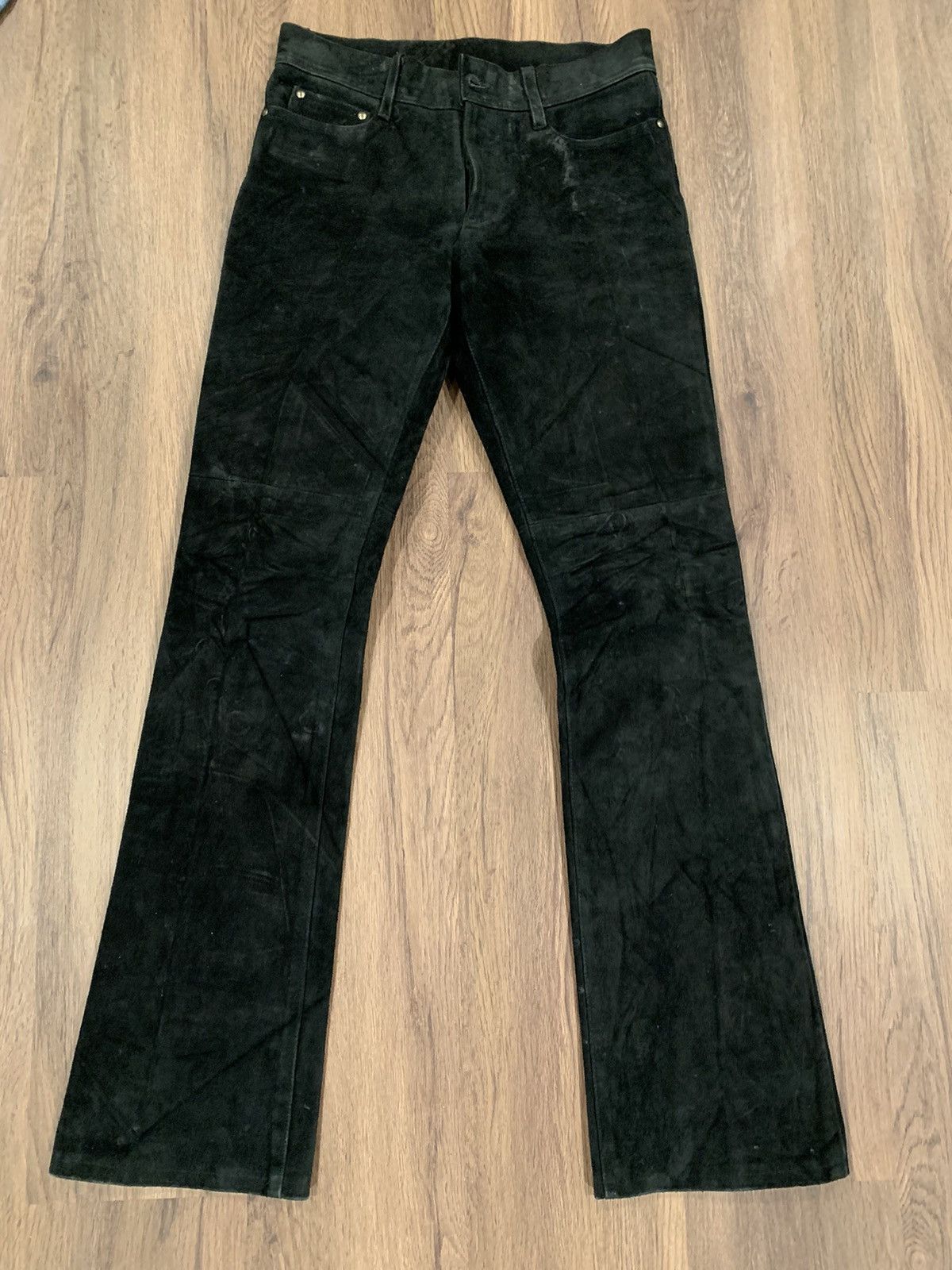 5351 Pour Les Homme suede leather Pants
