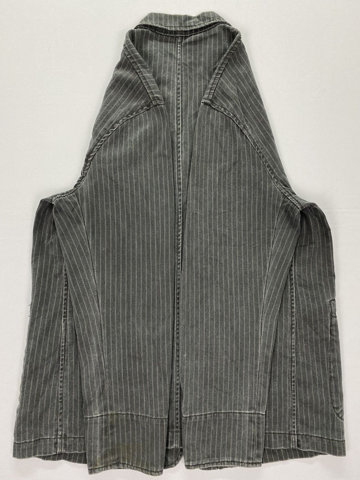 Japanese Brand Open Dich Union Made Stripes Chore Jacket Size US M / EU 48-50 / 2 - 6 Thumbnail
