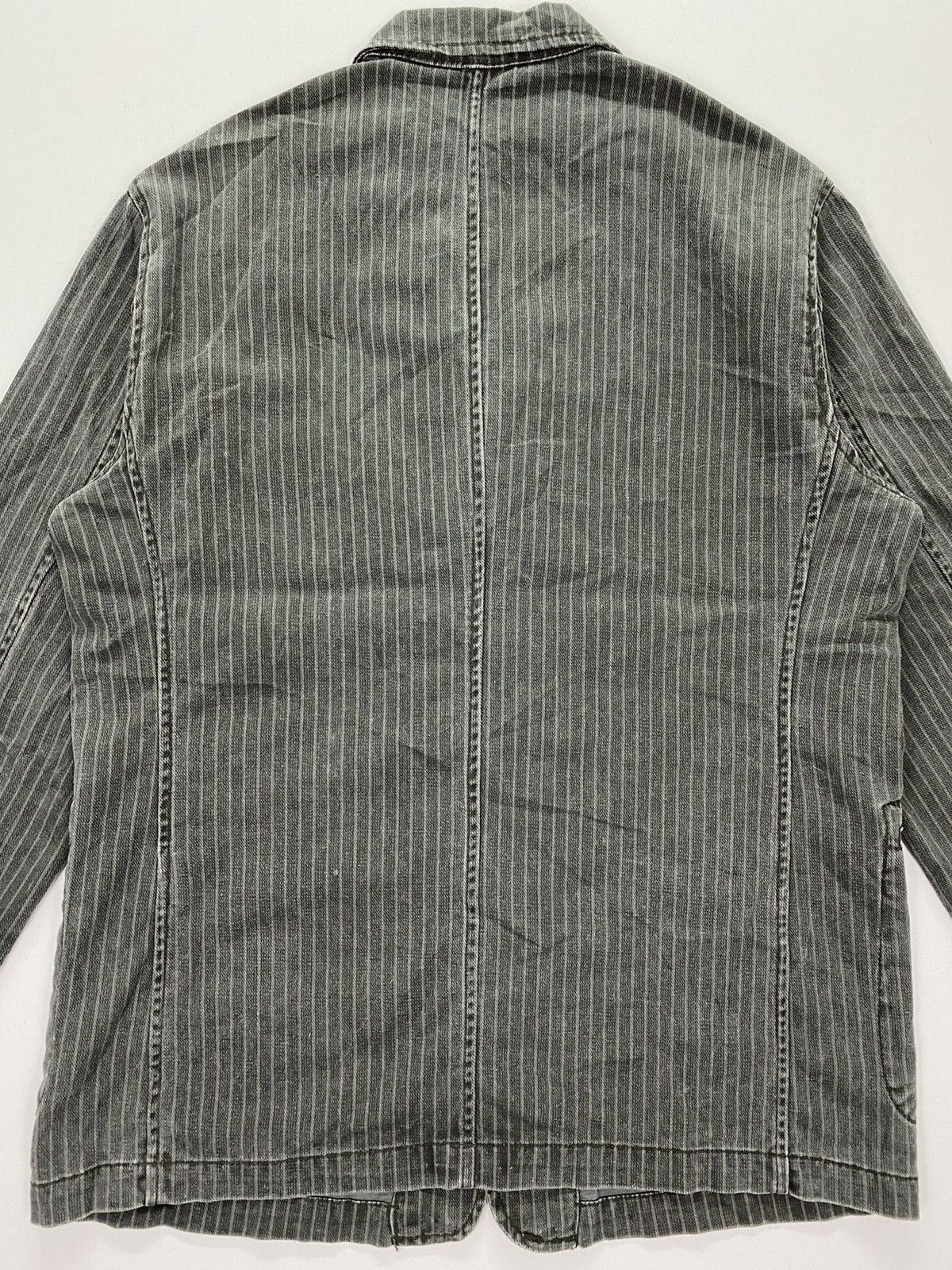 Japanese Brand Open Dich Union Made Stripes Chore Jacket Size US M / EU 48-50 / 2 - 4 Thumbnail
