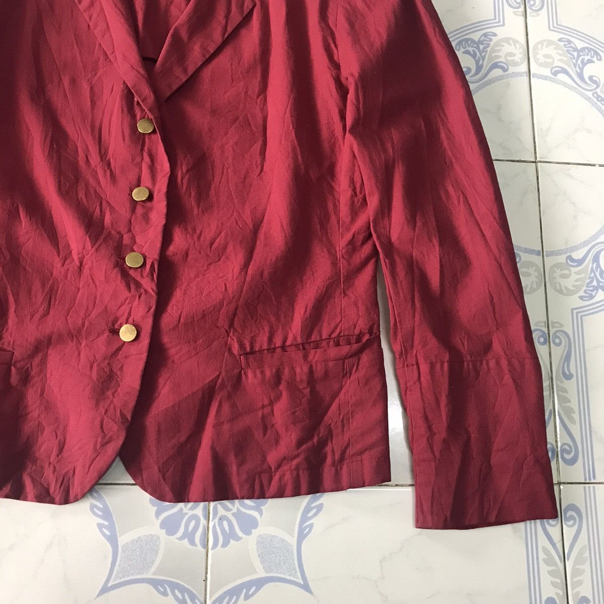 agnes b. Agnes B Paris Jacket/Coat Padded Shoulder Size S / US 4 / IT 40 - 4 Thumbnail