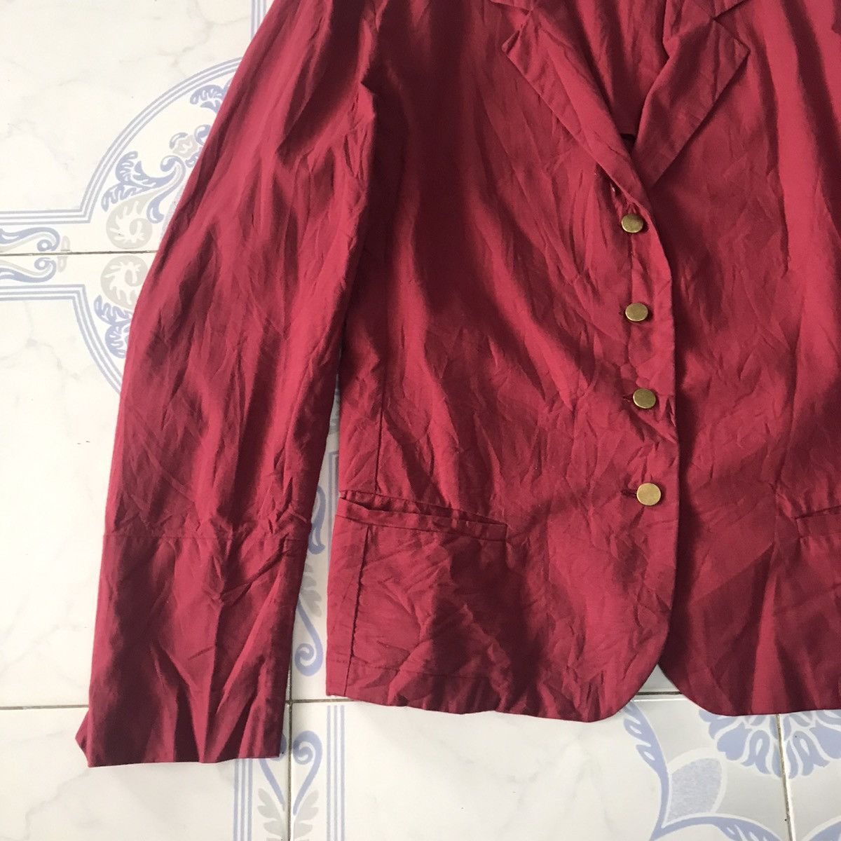 agnes b. Agnes B Paris Jacket/Coat Padded Shoulder Size S / US 4 / IT 40 - 3 Thumbnail