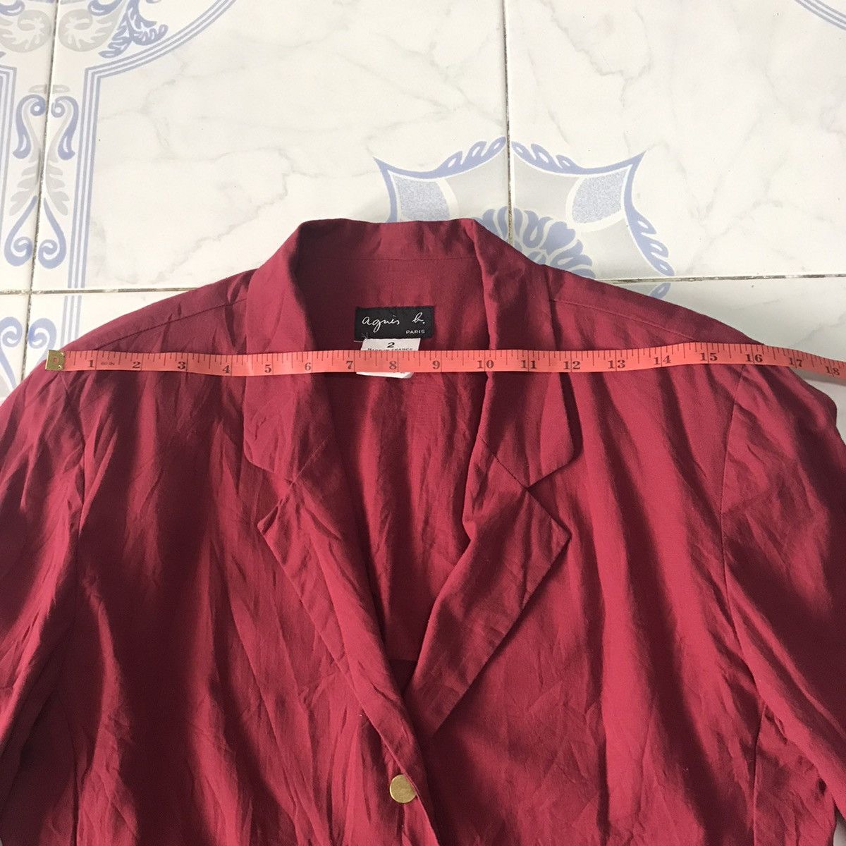 agnes b. Agnes B Paris Jacket/Coat Padded Shoulder Size S / US 4 / IT 40 - 13 Thumbnail