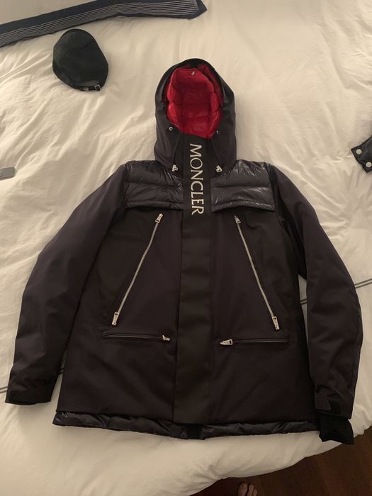 Moncler Moncler x KITH Parrachee Long Down Jacket Navy | Grailed