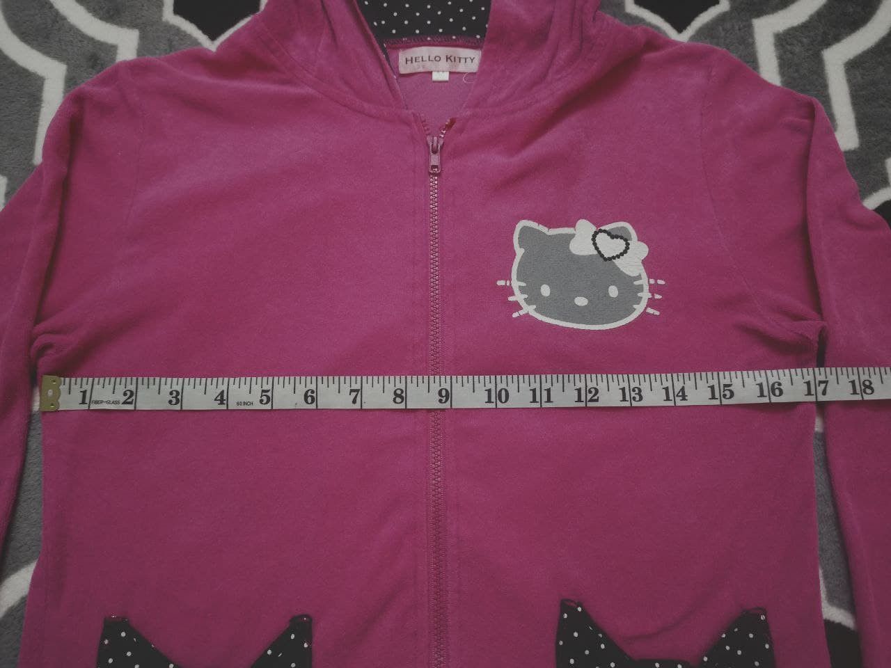 Cartoon Network × Disney × Japanese Brand Pinky Hello Kitty Hoodie Size M / US 6-8 / IT 42-44 - 3 Thumbnail