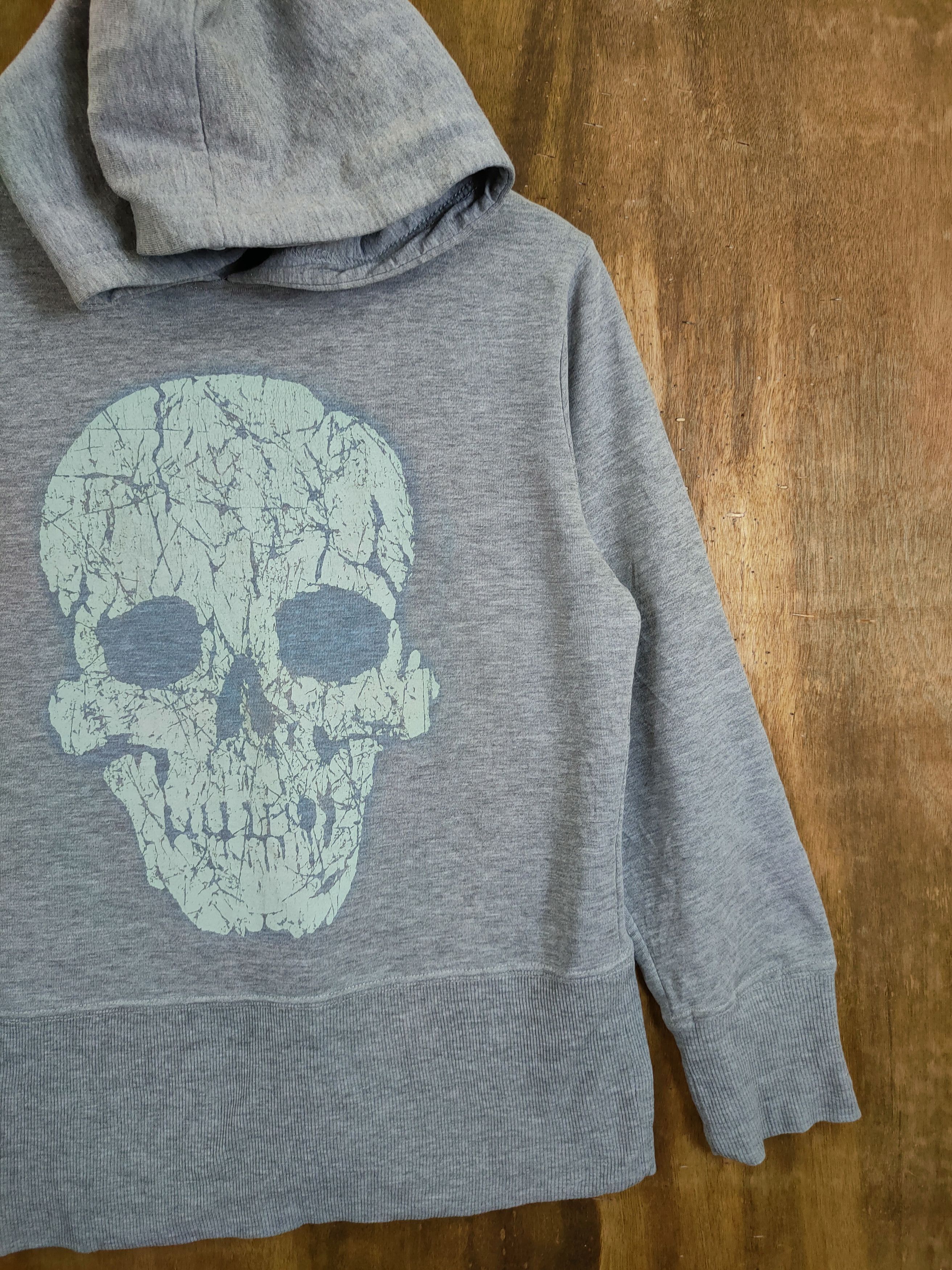 Japanese Brand Ecruse japan skull punk hoodie sweatshirt #46-784 Size M / US 6-8 / IT 42-44 - 3 Thumbnail