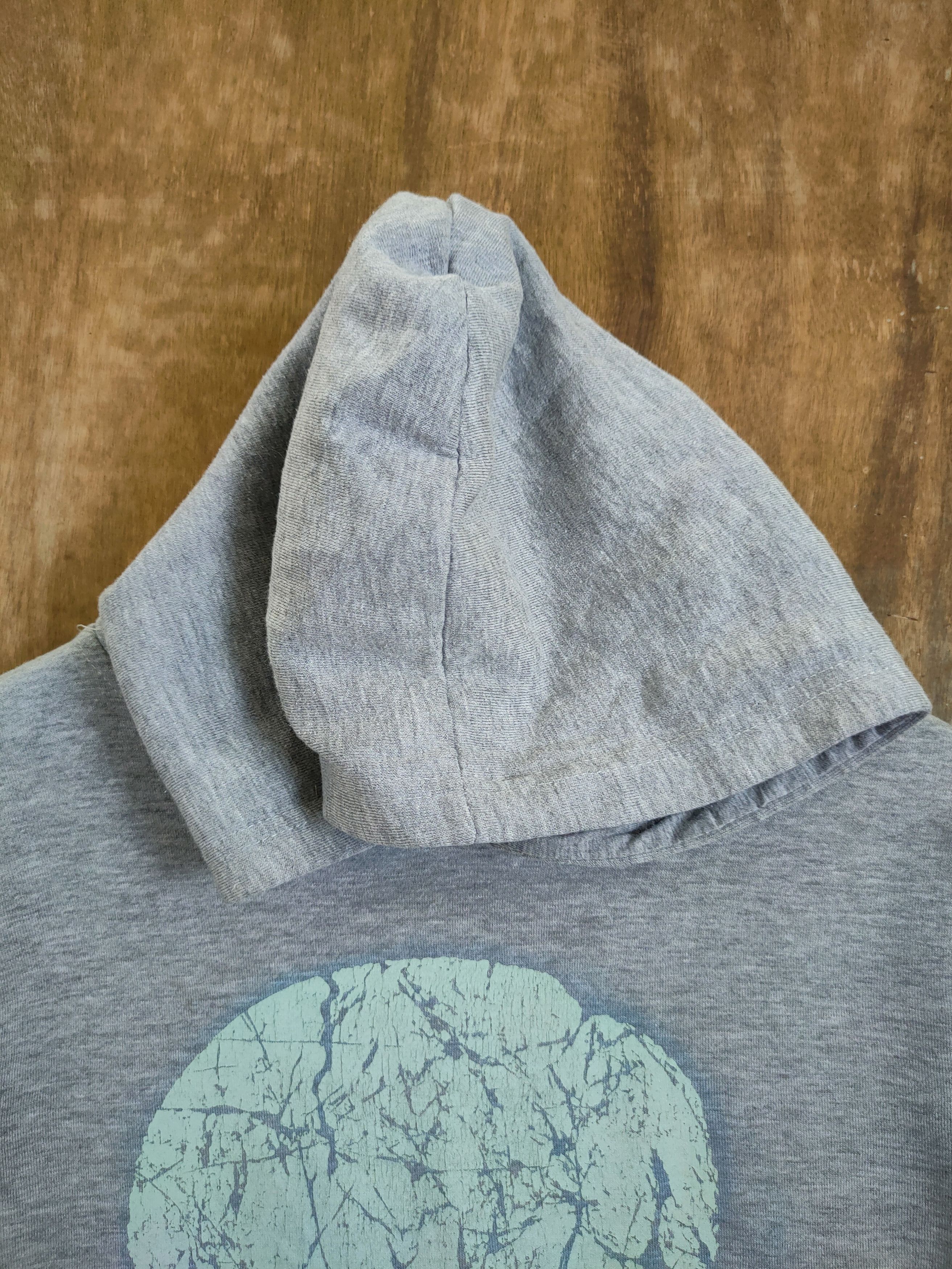 Japanese Brand Ecruse japan skull punk hoodie sweatshirt #46-784 Size M / US 6-8 / IT 42-44 - 4 Thumbnail