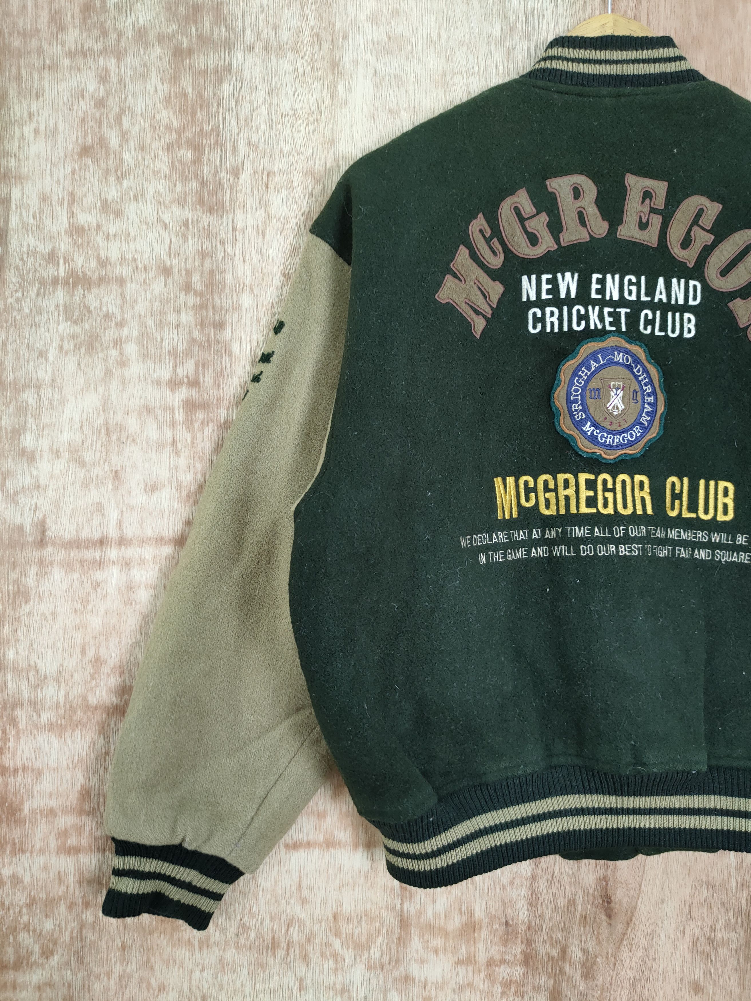 McGregor DL Mc Gregor cricket club vintage wool varsity jacket #4216 Size US S / EU 44-46 / 1 - 2 Thumbnail