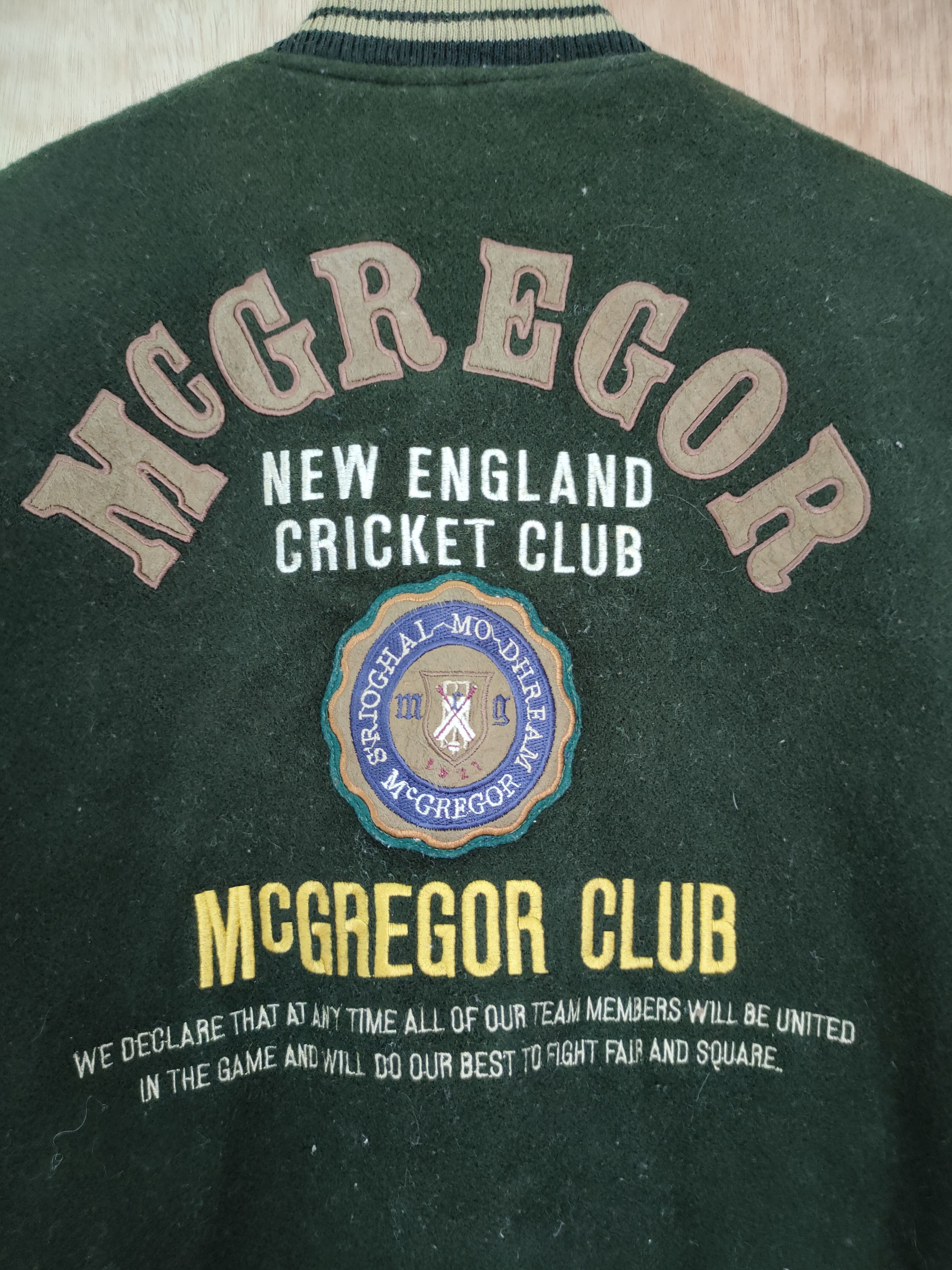McGregor DL Mc Gregor cricket club vintage wool varsity jacket #4216 Size US S / EU 44-46 / 1 - 5 Thumbnail